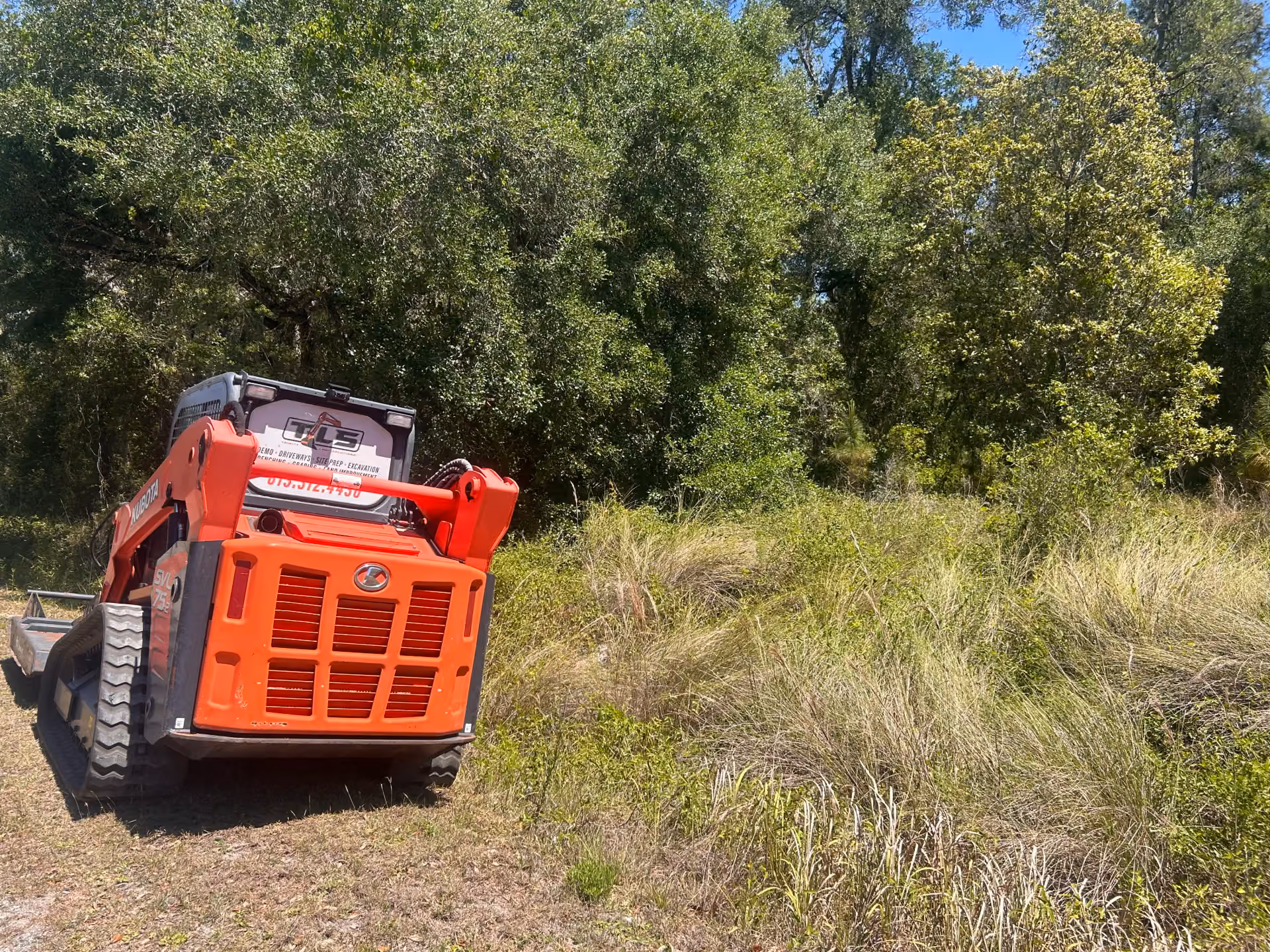 Over an Acre of Brush and Vines Cleared for a Market-Ready Property