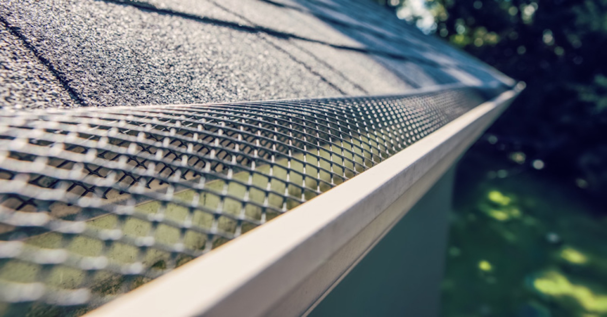 Gutter guards installed