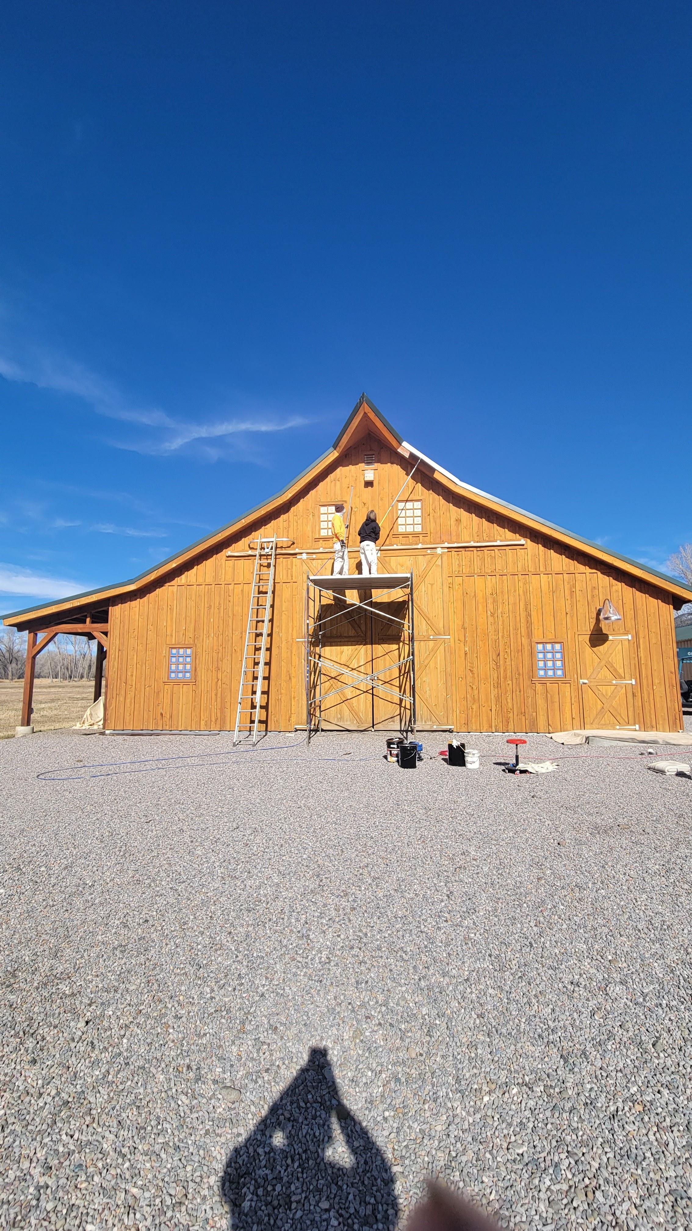 The Nelson and Sons Painting crew on a job in Farmington, NM