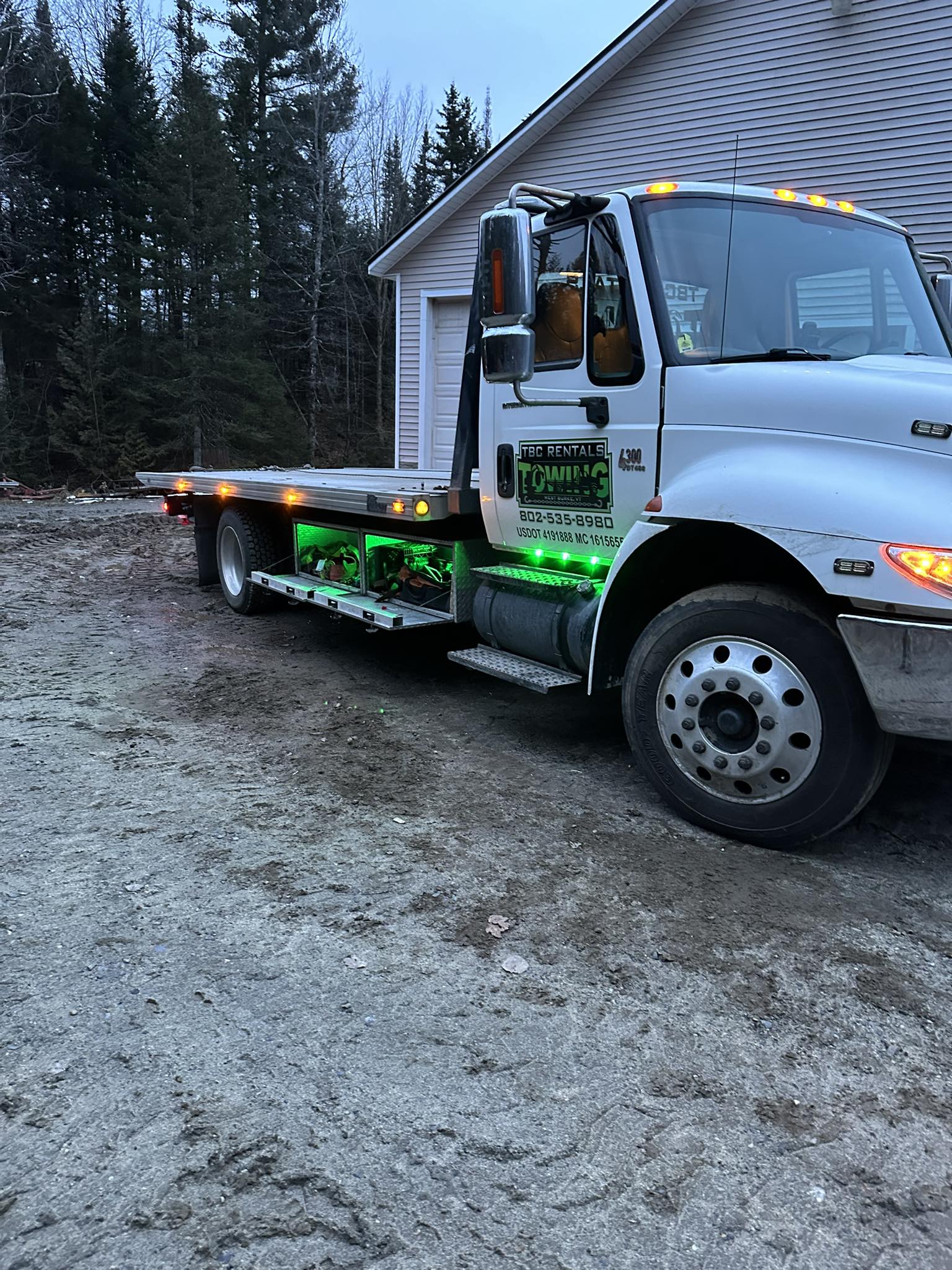  for TBC Towing in Burke, VT