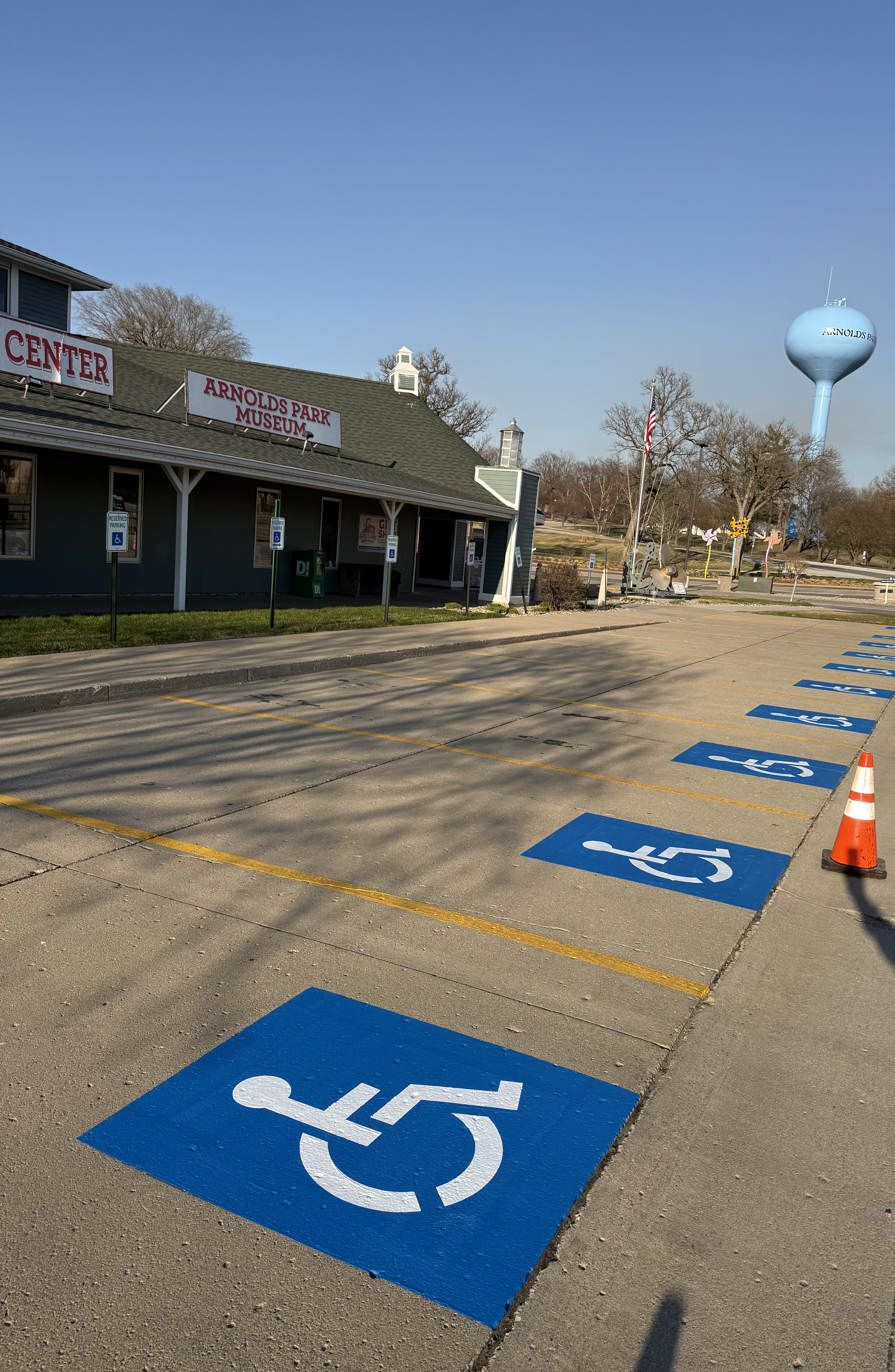 Line Striping Contractor company Midwest Line Striping LLC in Spirit Lake, IA