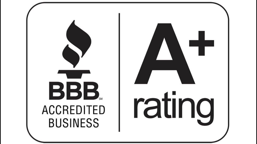 BBB Accredited Business A+ rating