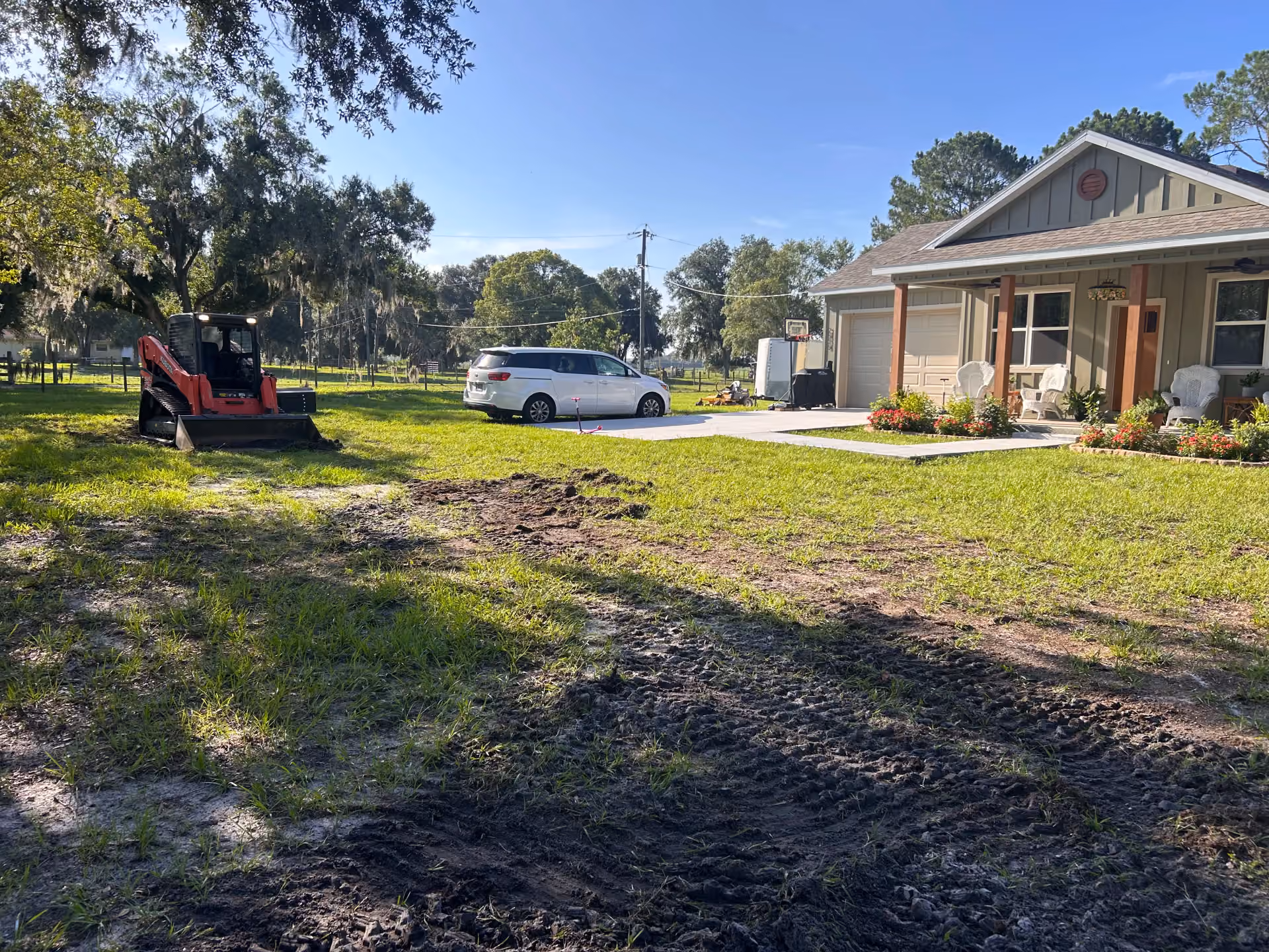 Overgrown Driveway Gets Cleaned Up with Asphalt Millings