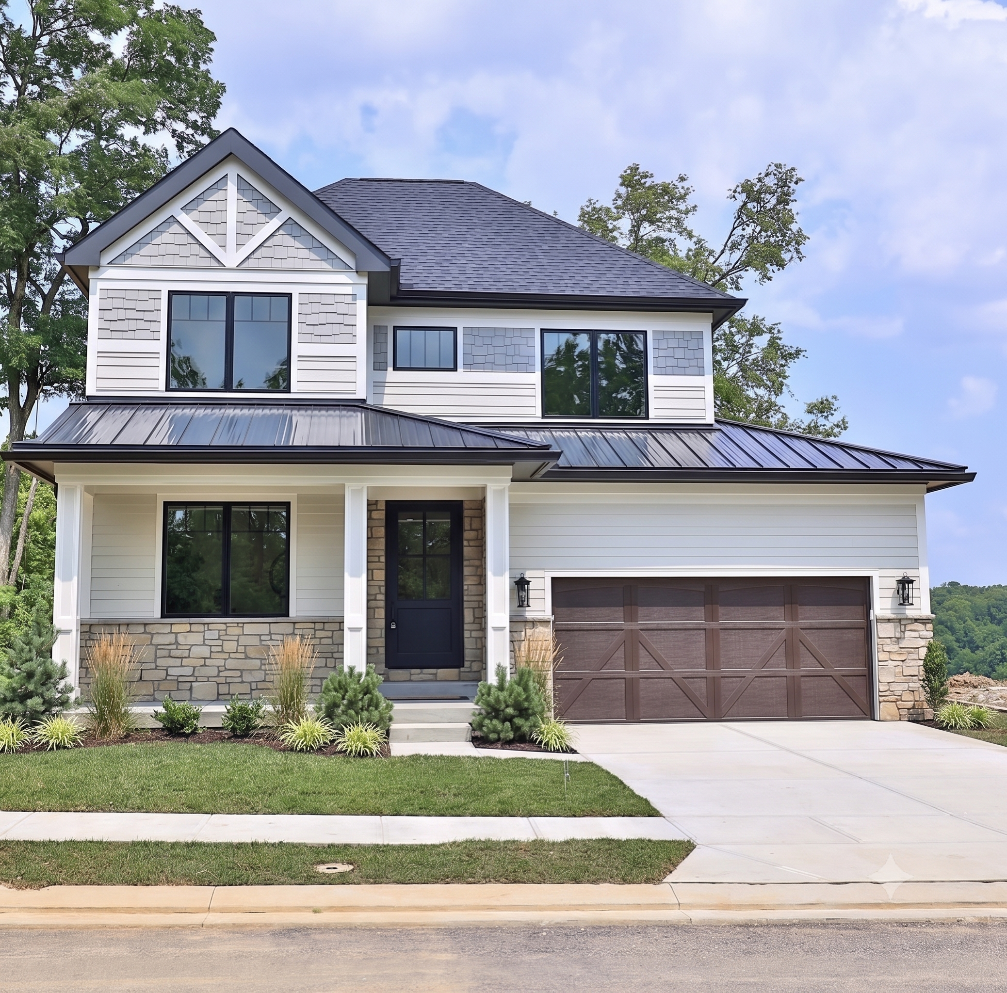 Freshly painted home staged for listing (hero photo)