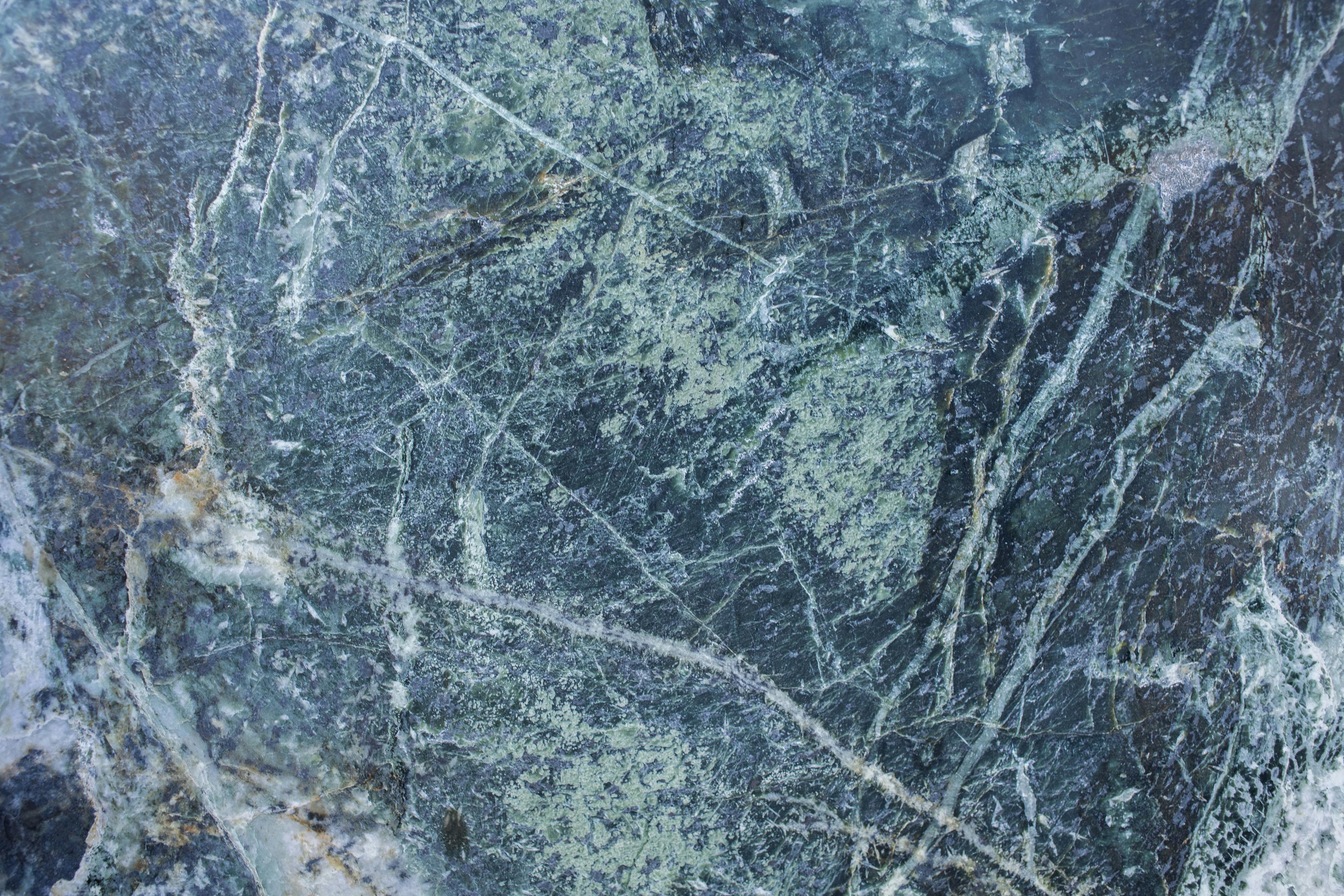 Dramatic exotic stone slab with amber banding