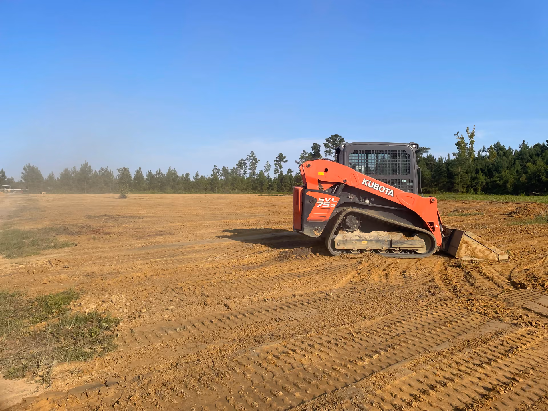 Grading and Site Prep for Pine Holler Florida Farm