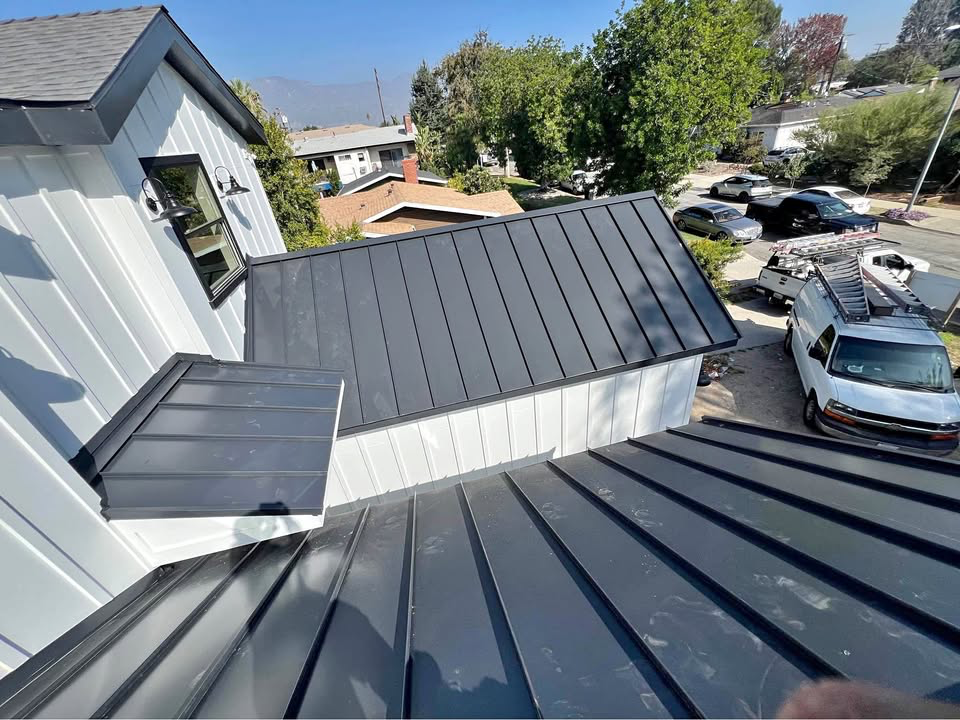 Roof installation project by Luxurious Construction LLC