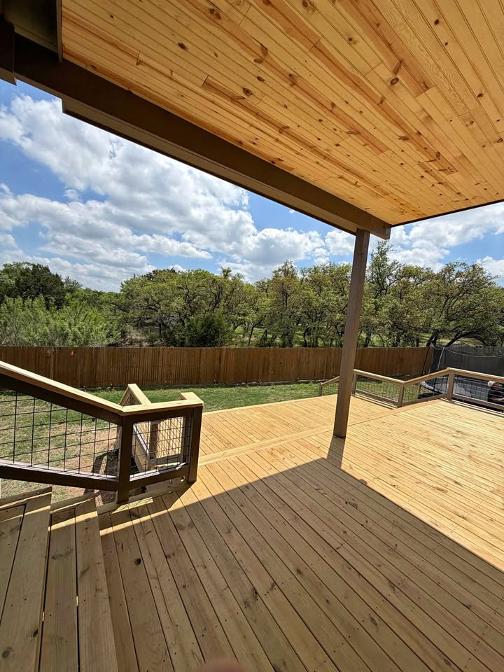 Deck and patio project by Luxurious Construction LLC