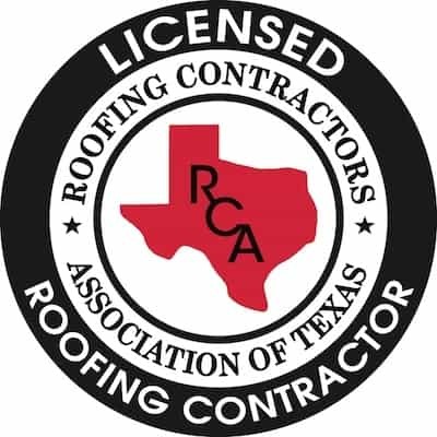 Roofing certification badge