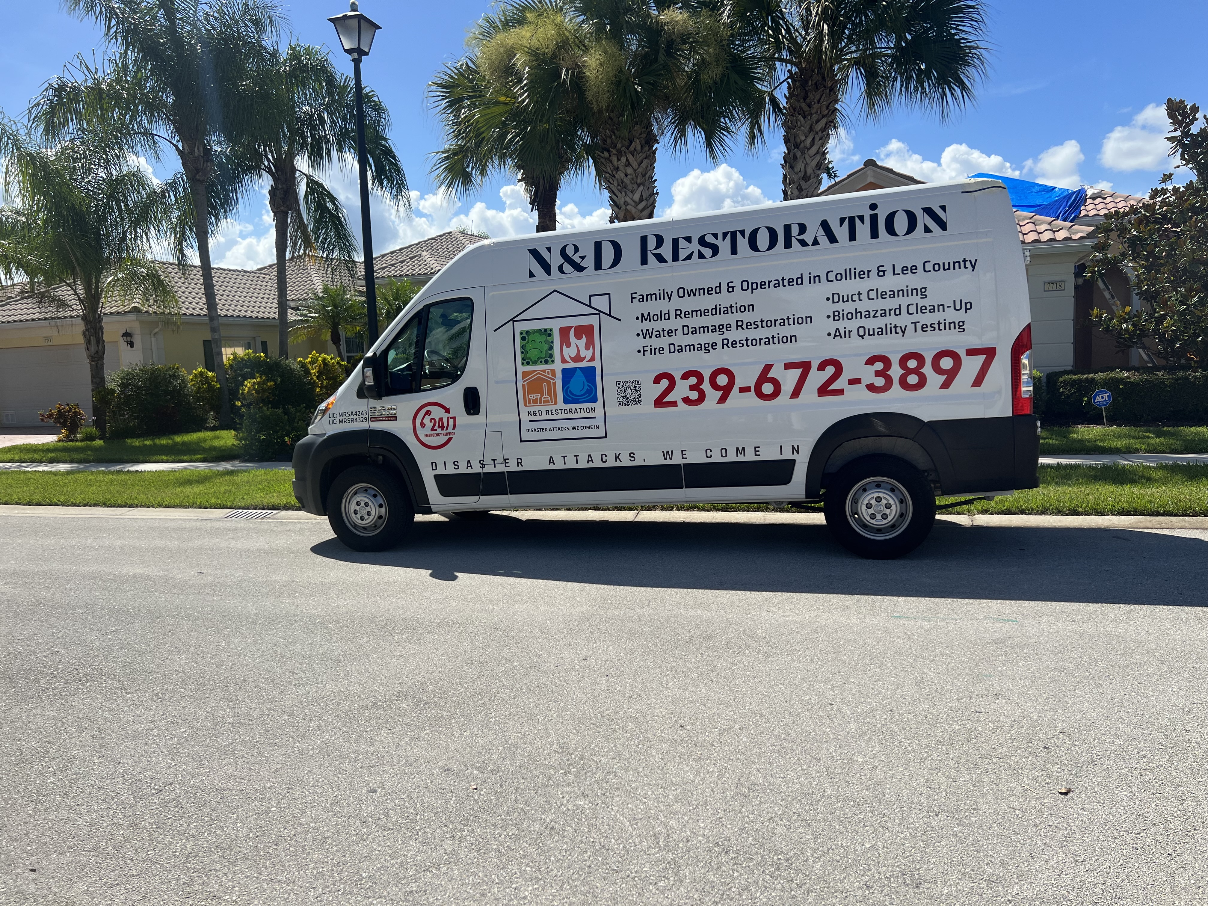  for N&D Restoration Services: When Disaster Strikes, We Come In in Cape Coral,  FL