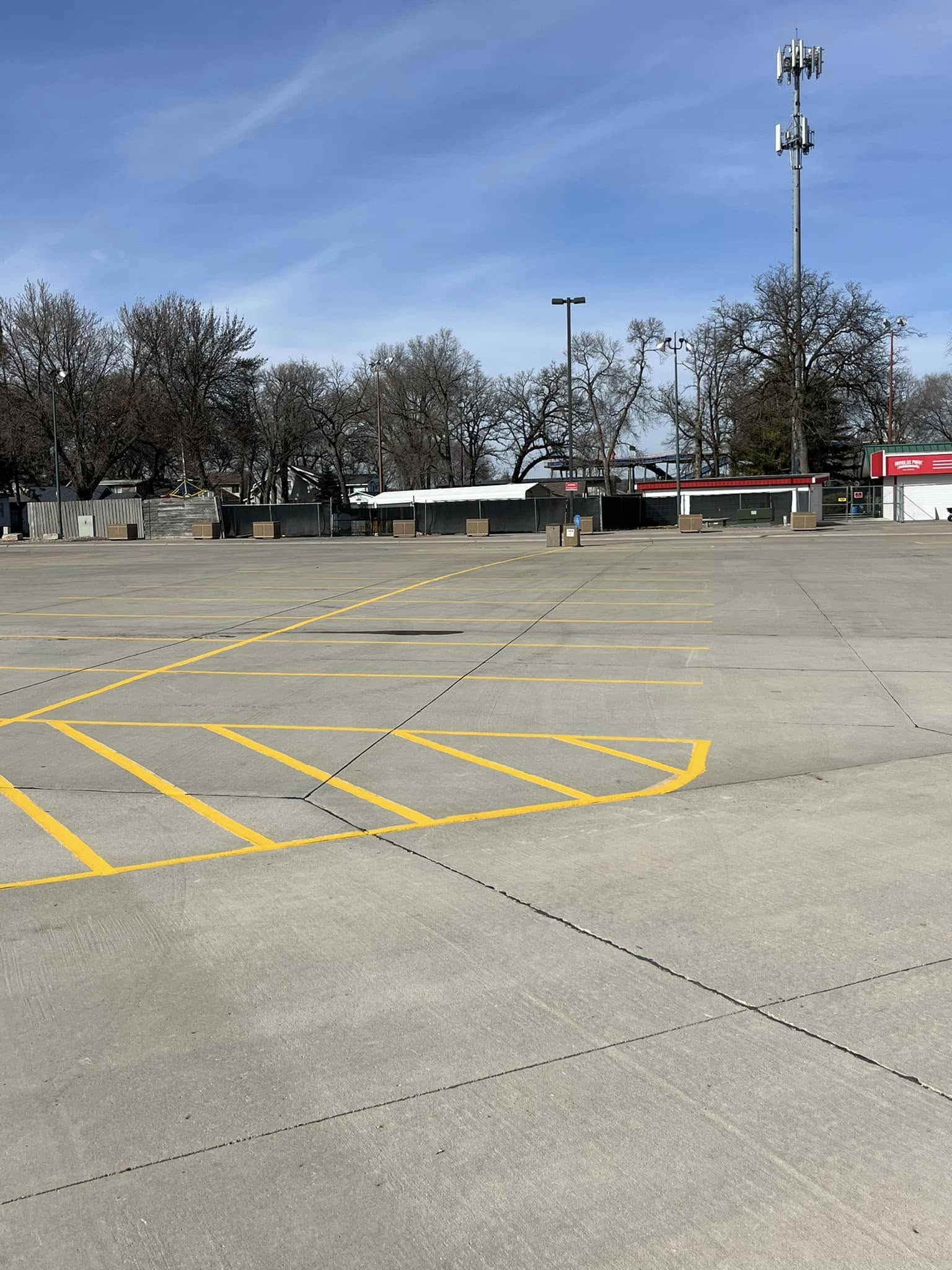 Line Striping Contractor company Midwest Line Striping LLC in Spirit Lake, IA