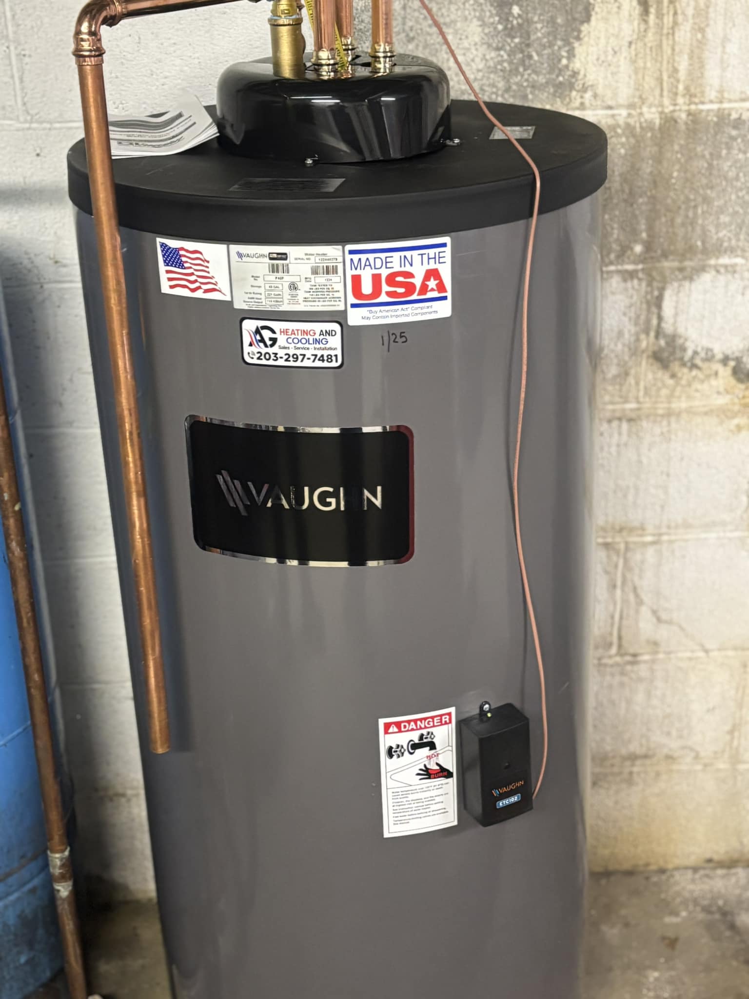 HVAC company A.G. Heating & Cooling LLC in Bethel, CT