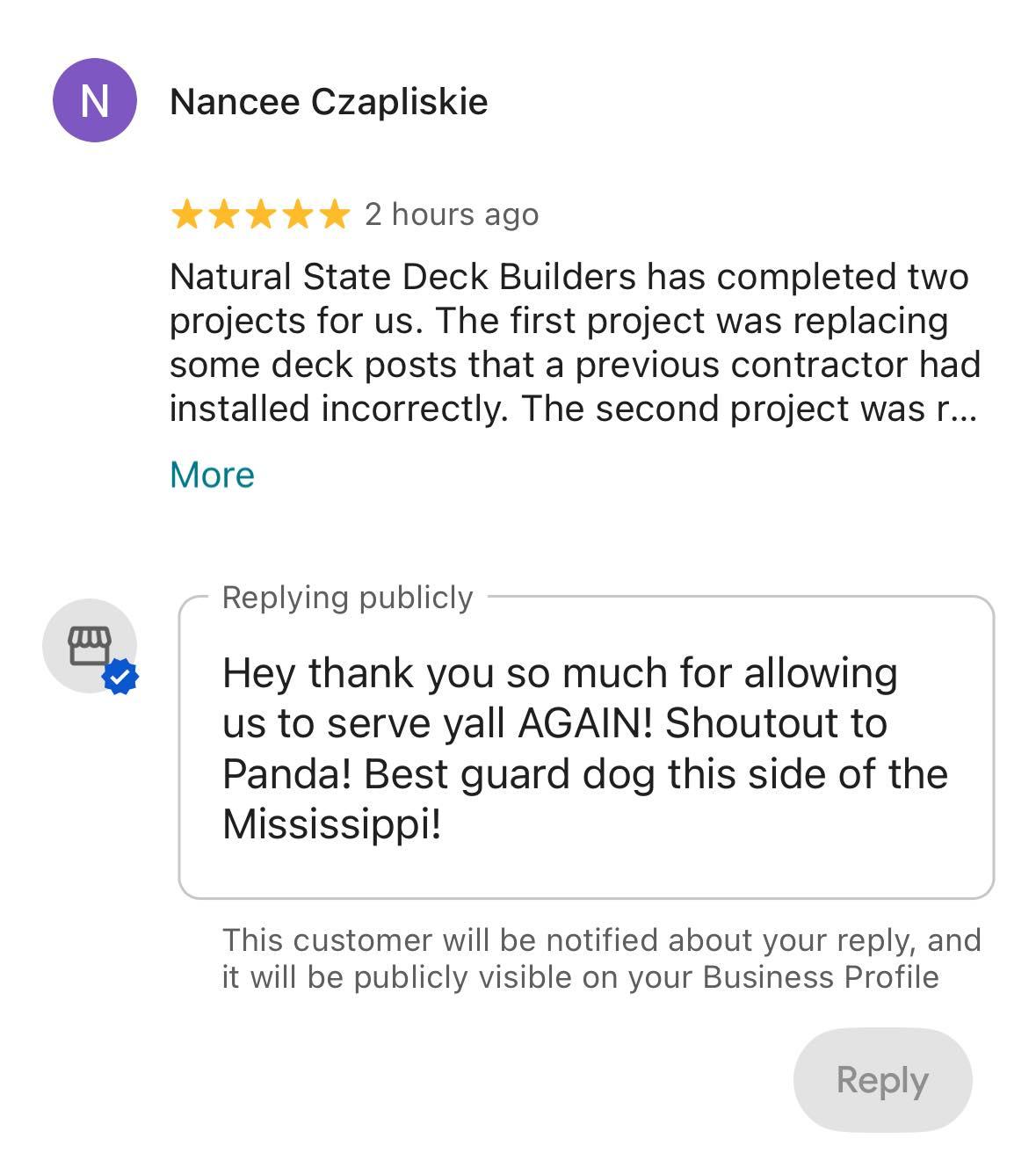  for Natural State Deck Builders in Pea Ridge, AR