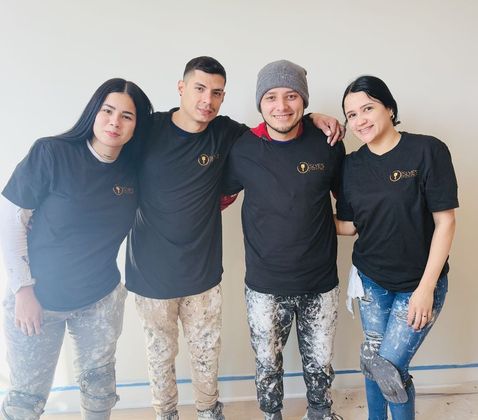 Crew on the job, raising the standard (feature photo)