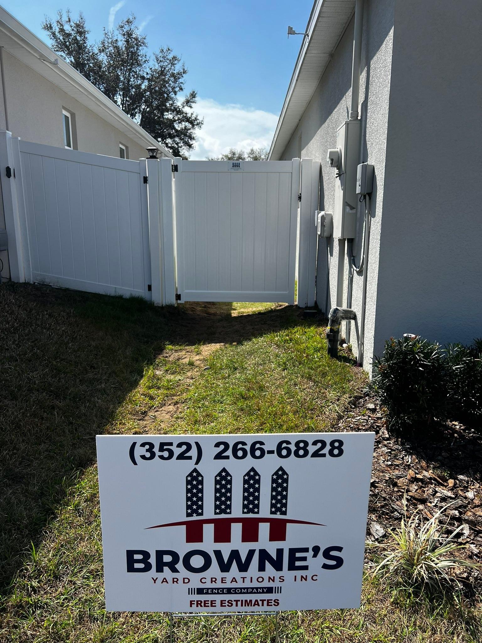  for Browne’s Yard Creations in Fruitland Park, FL