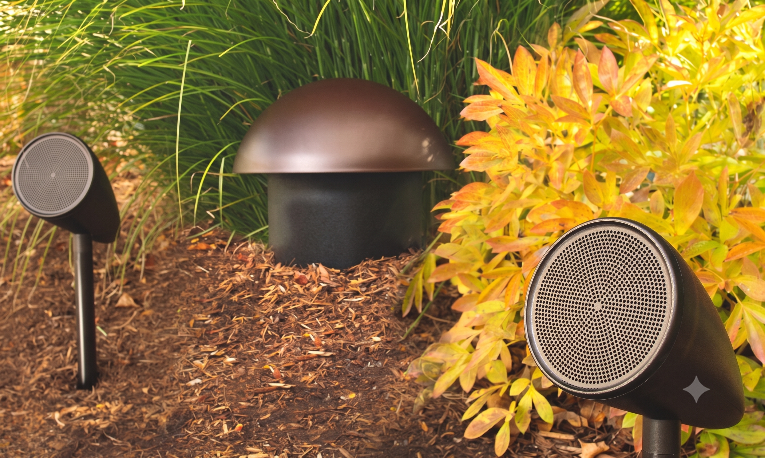 MartinLogan Outdoor Speakers with In-Ground Subwoofer