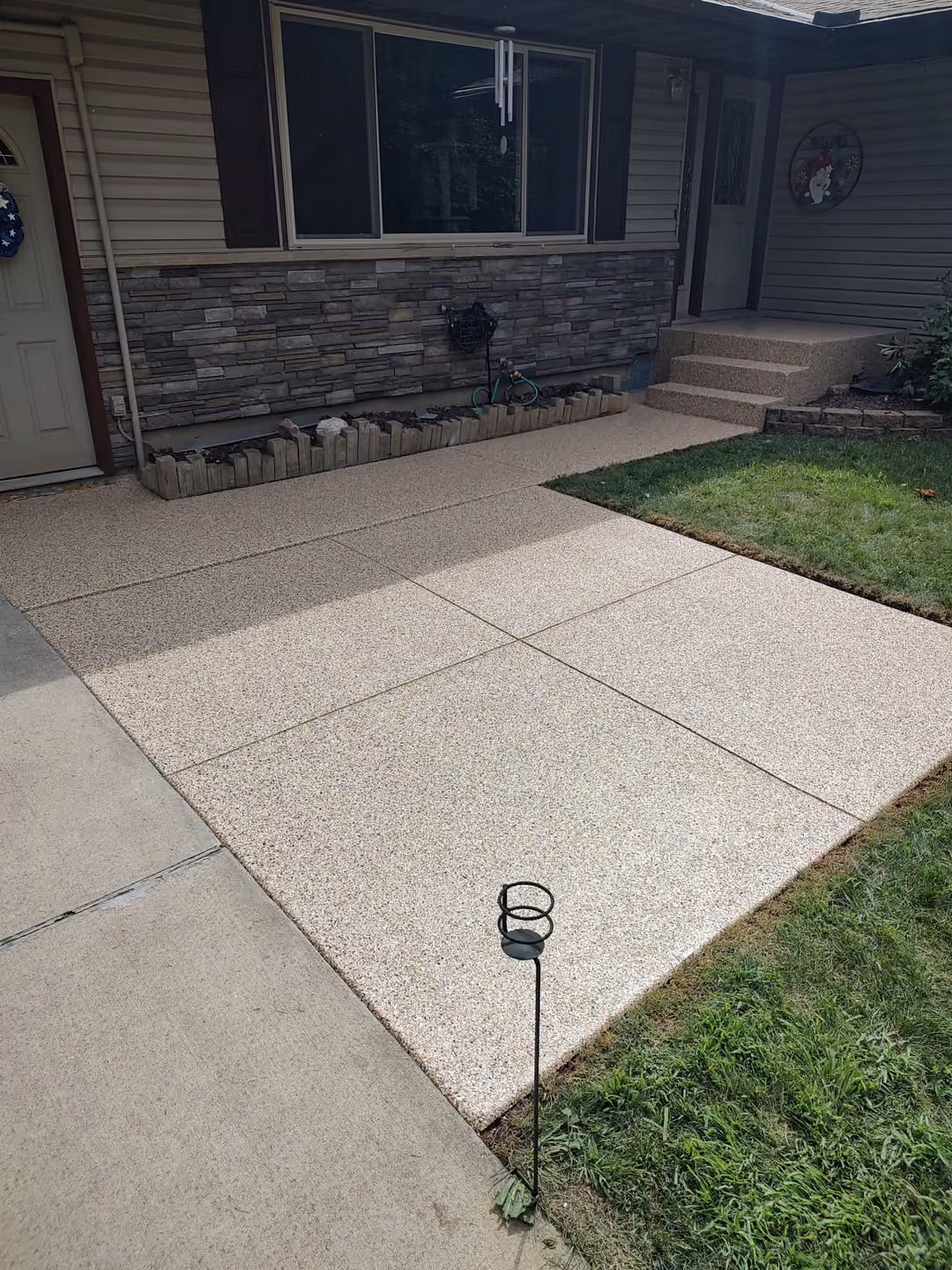 Worn Patio and Steps Get a Durable Polyurea Coating Upgrade