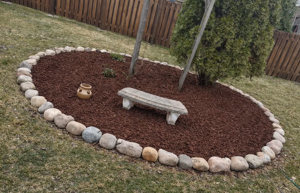 From Overgrown Mess to Clean Backyard Garden Bed