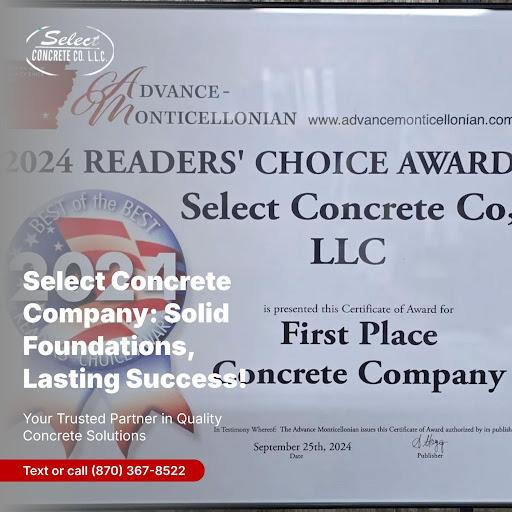  for Select Concrete Company LLC in Monticello, AR
