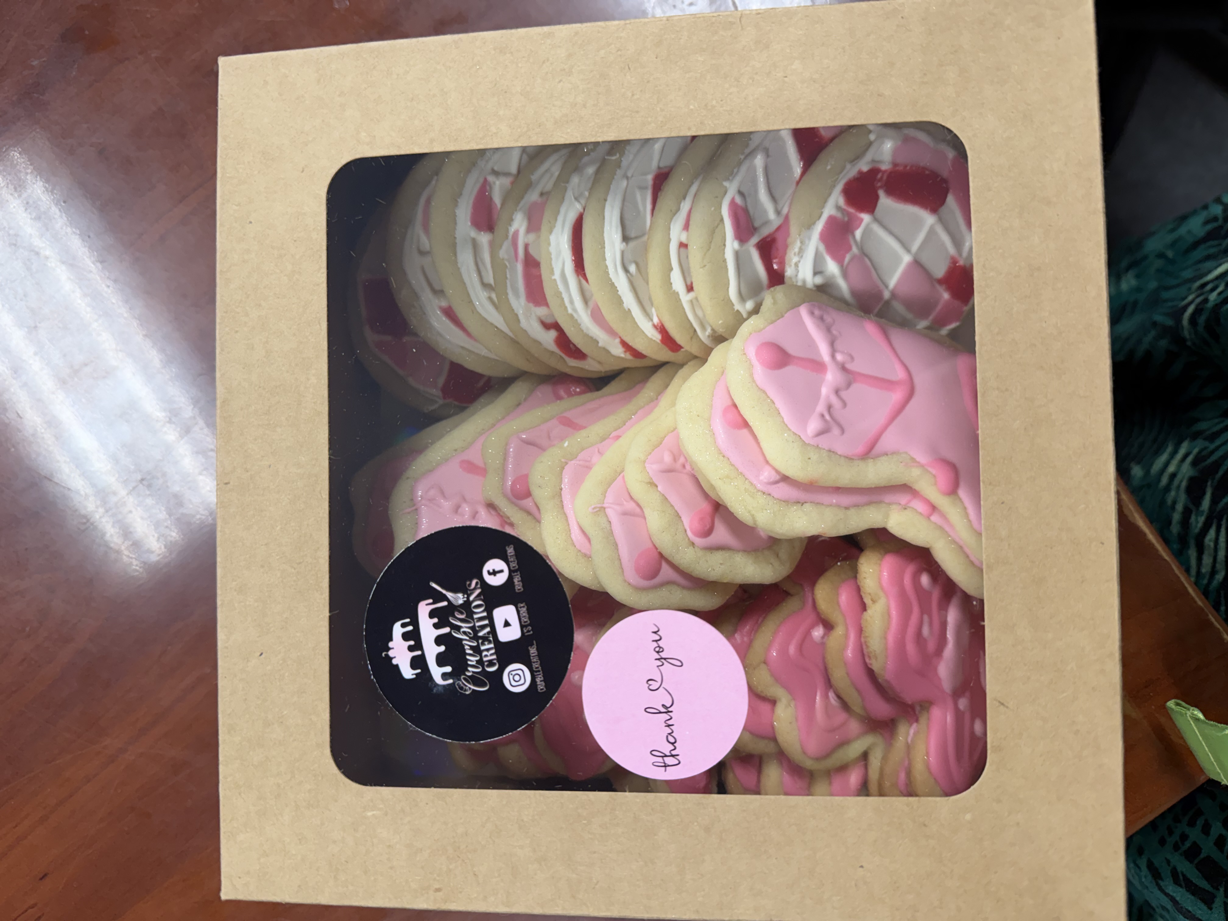 A Crumble Creations custom dessert