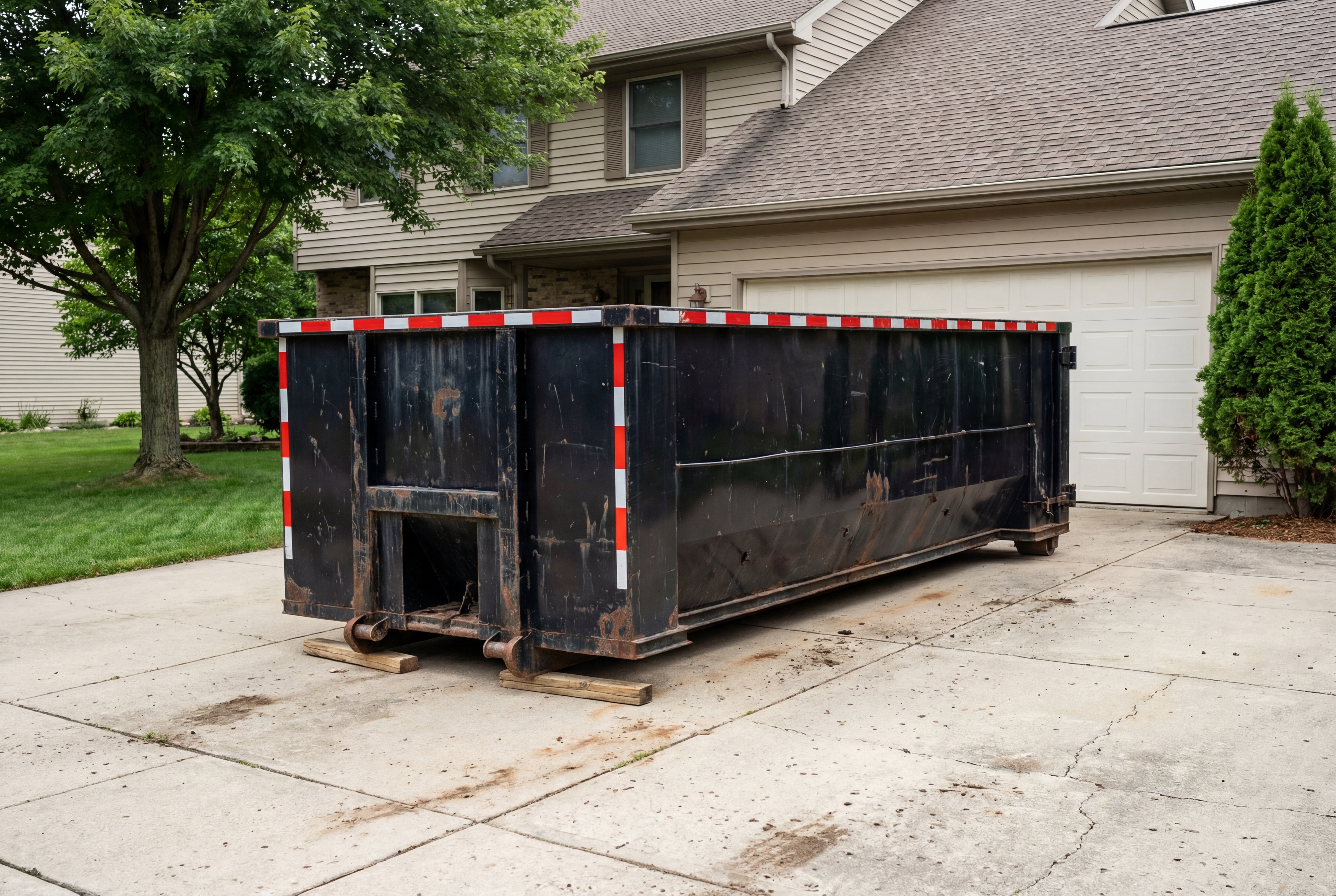 20 yard roll off dumpster rental