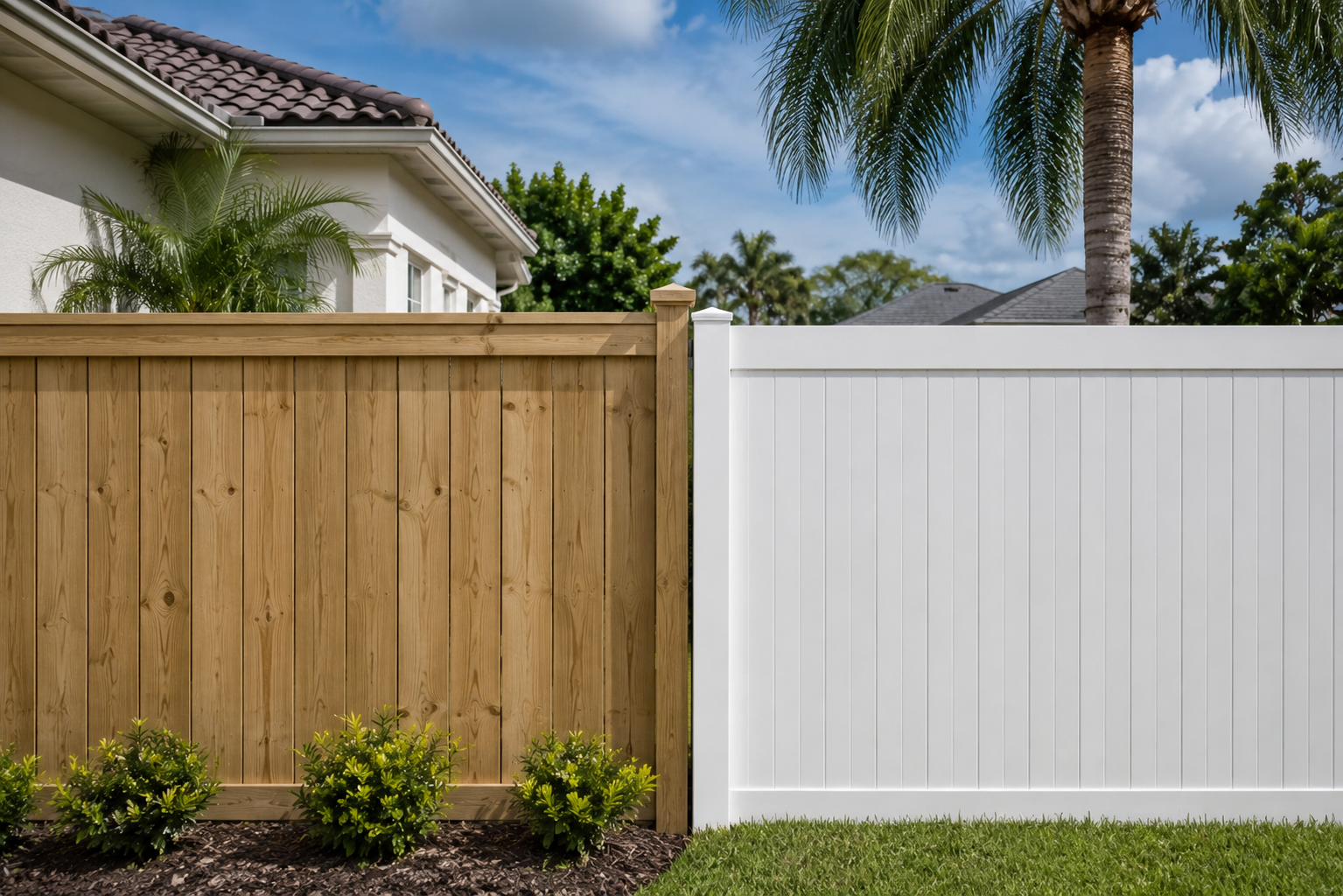 Fence painting and restoration project