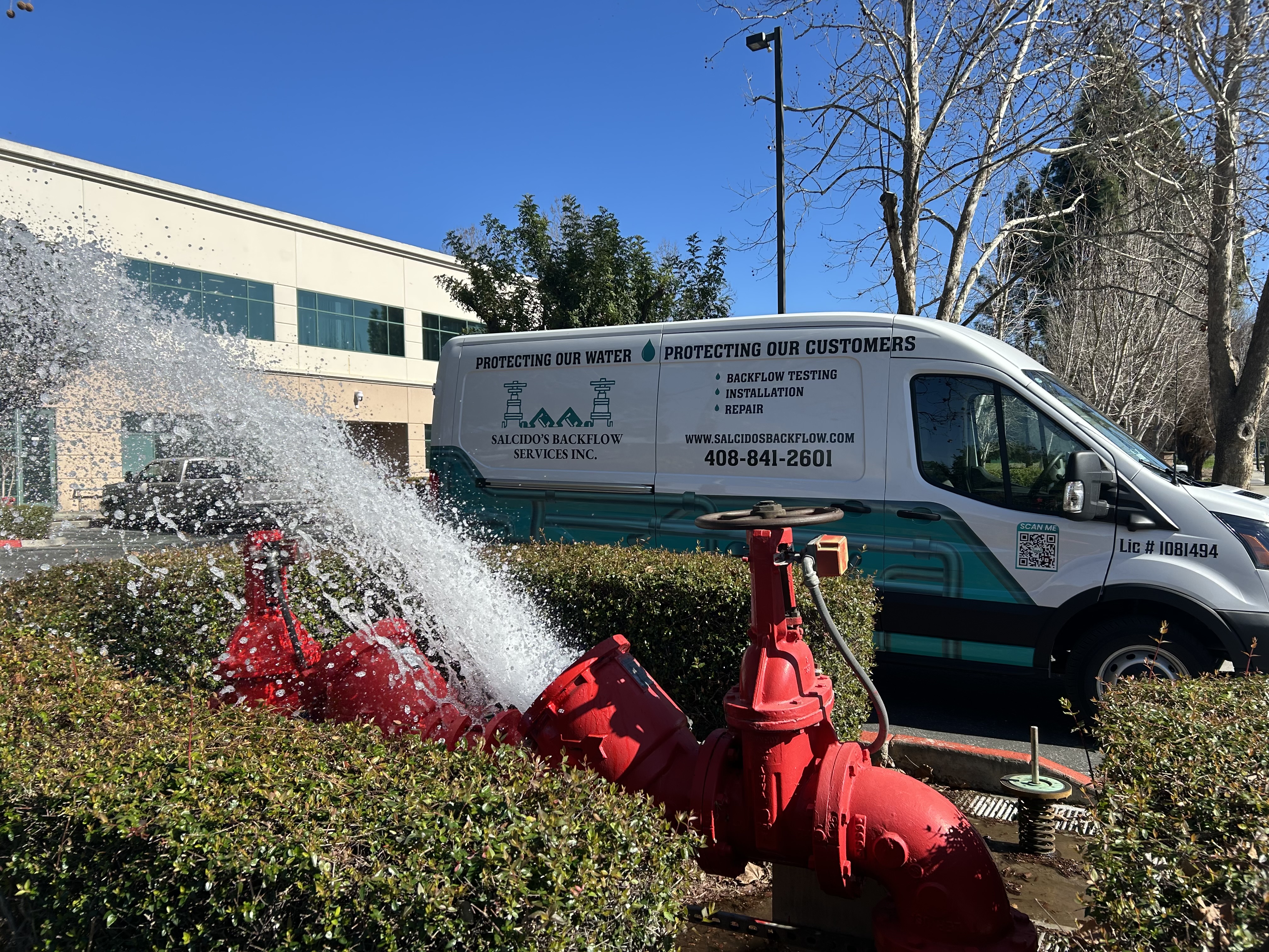  for SALCIDO'S BACKFLOW SERVICES INC in Santa Clara, CA