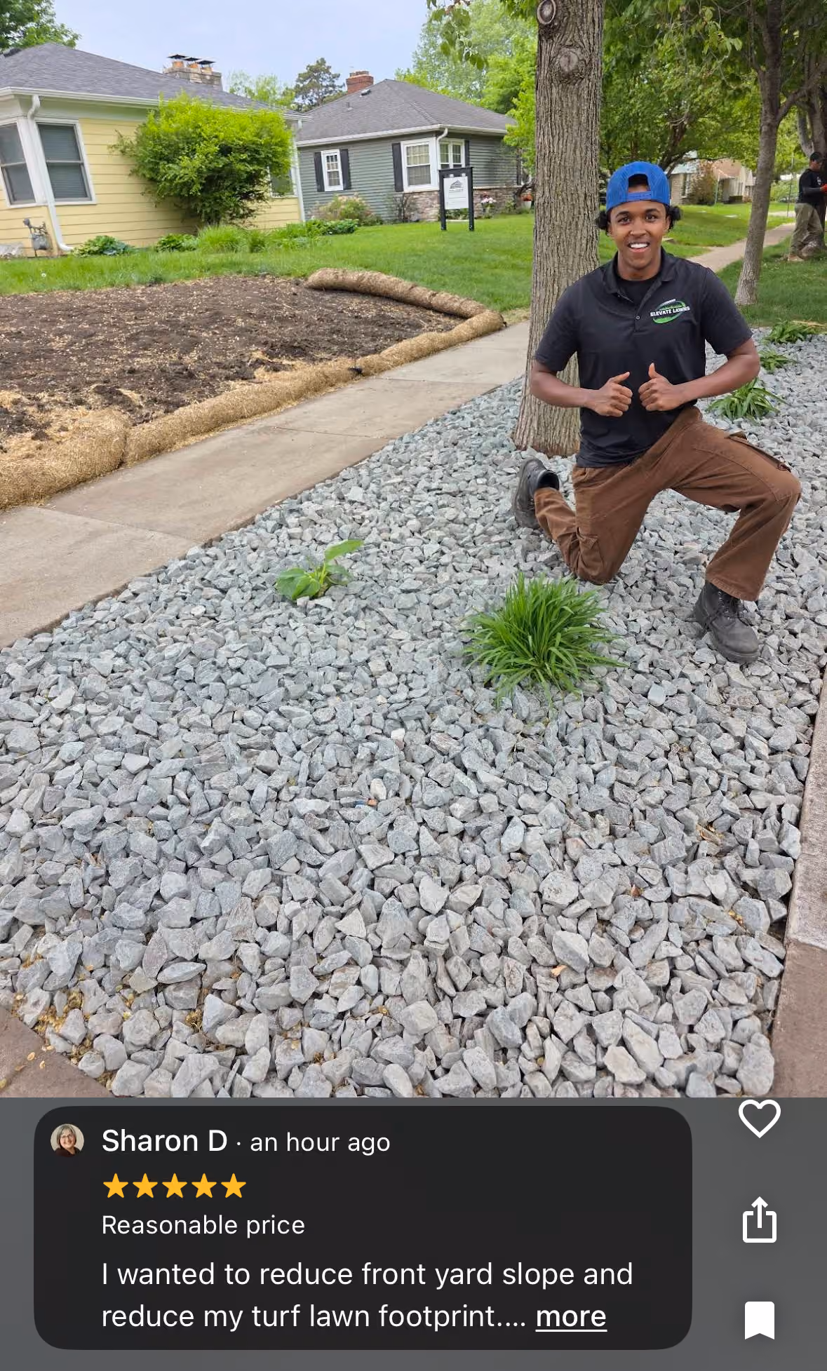 Front Yard Slope Fix and Rock Landscape Swap That Earned 5 Stars