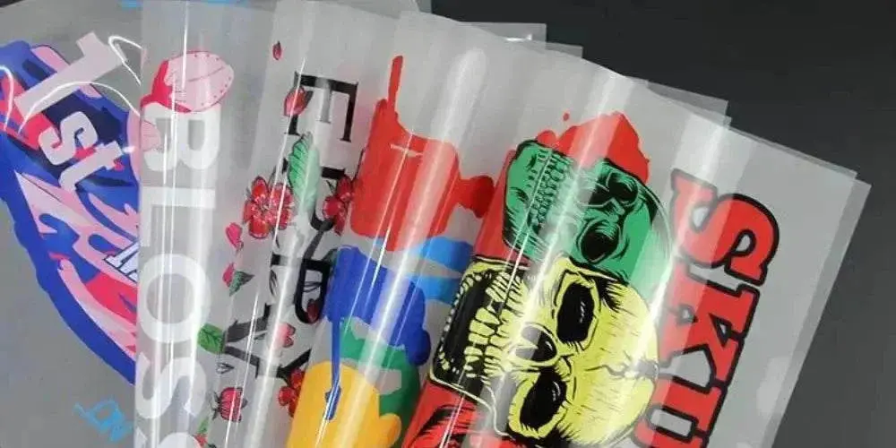 Full-color DTF gang sheet transfers
