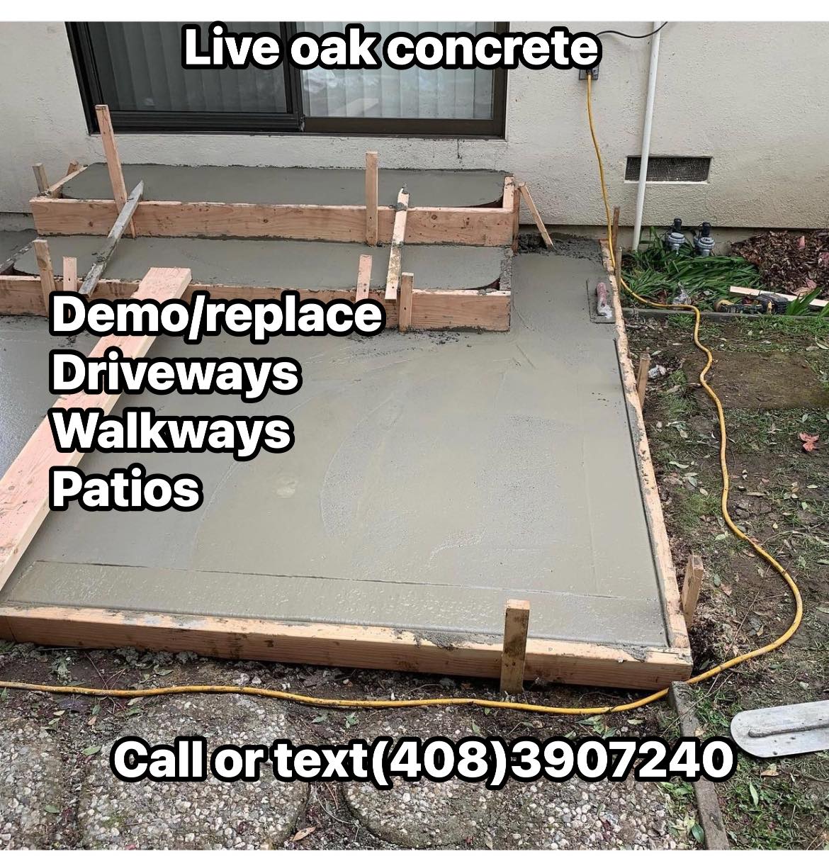  for Live Oak Concrete in San Jose, CA