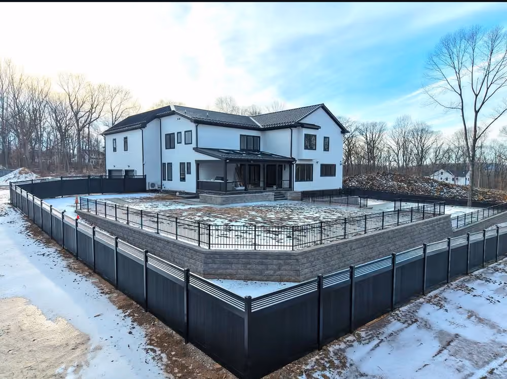 Retaining Wall System Turns Sloped Backyard Into Usable Space