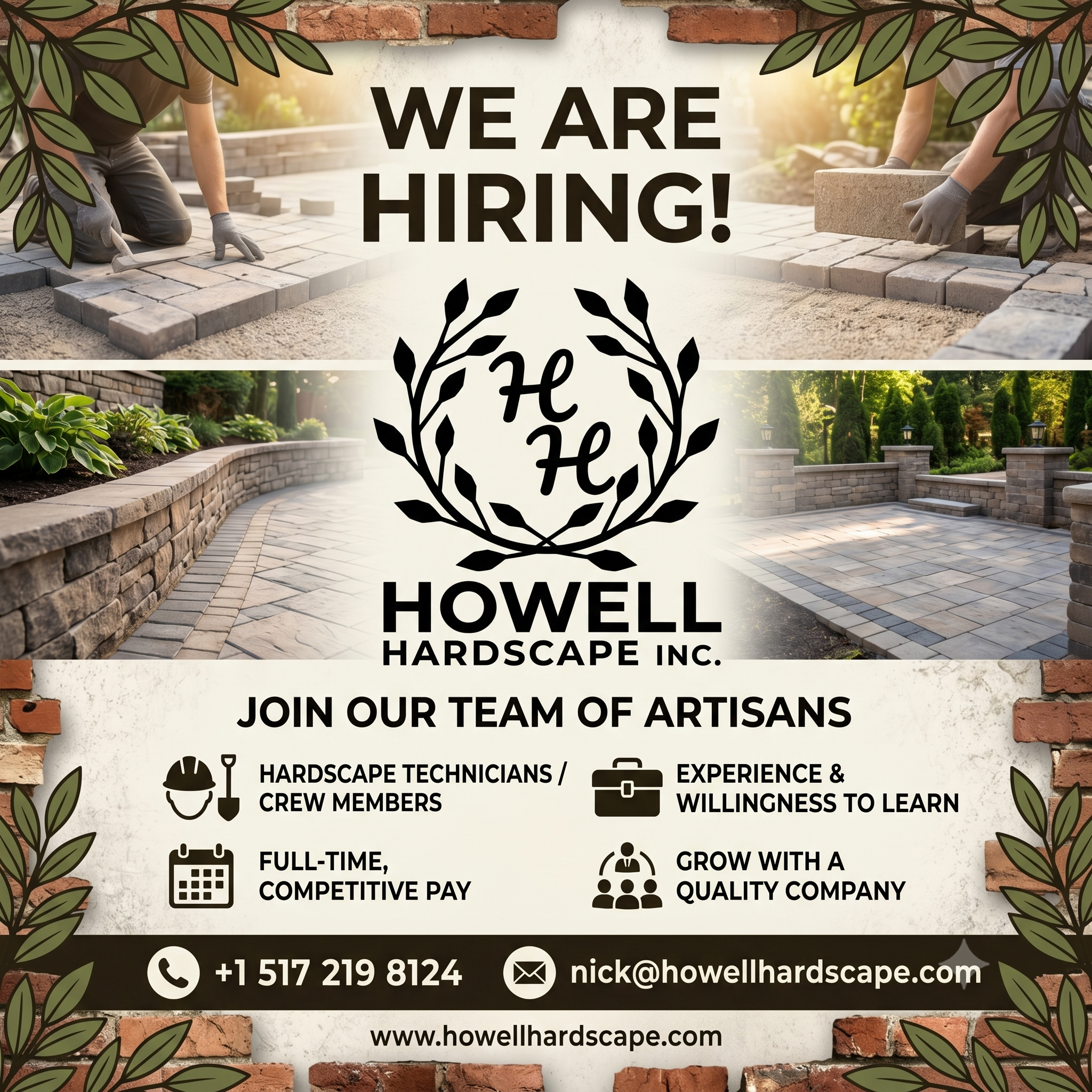  for Howell Hardscape Inc in Brighton, MI