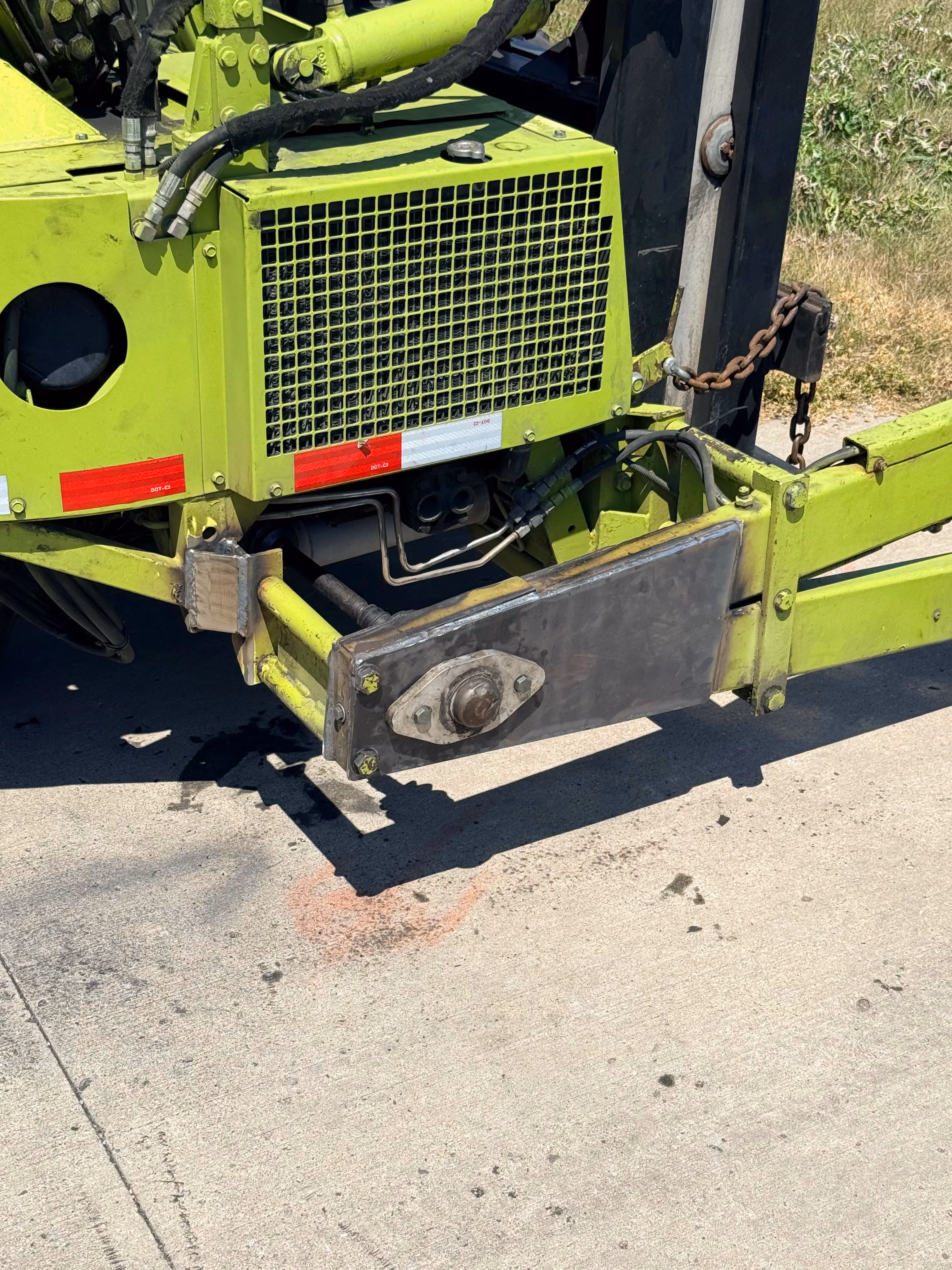 Donkey Forklift Steering Arm Repair and Reinforcement in Fargo