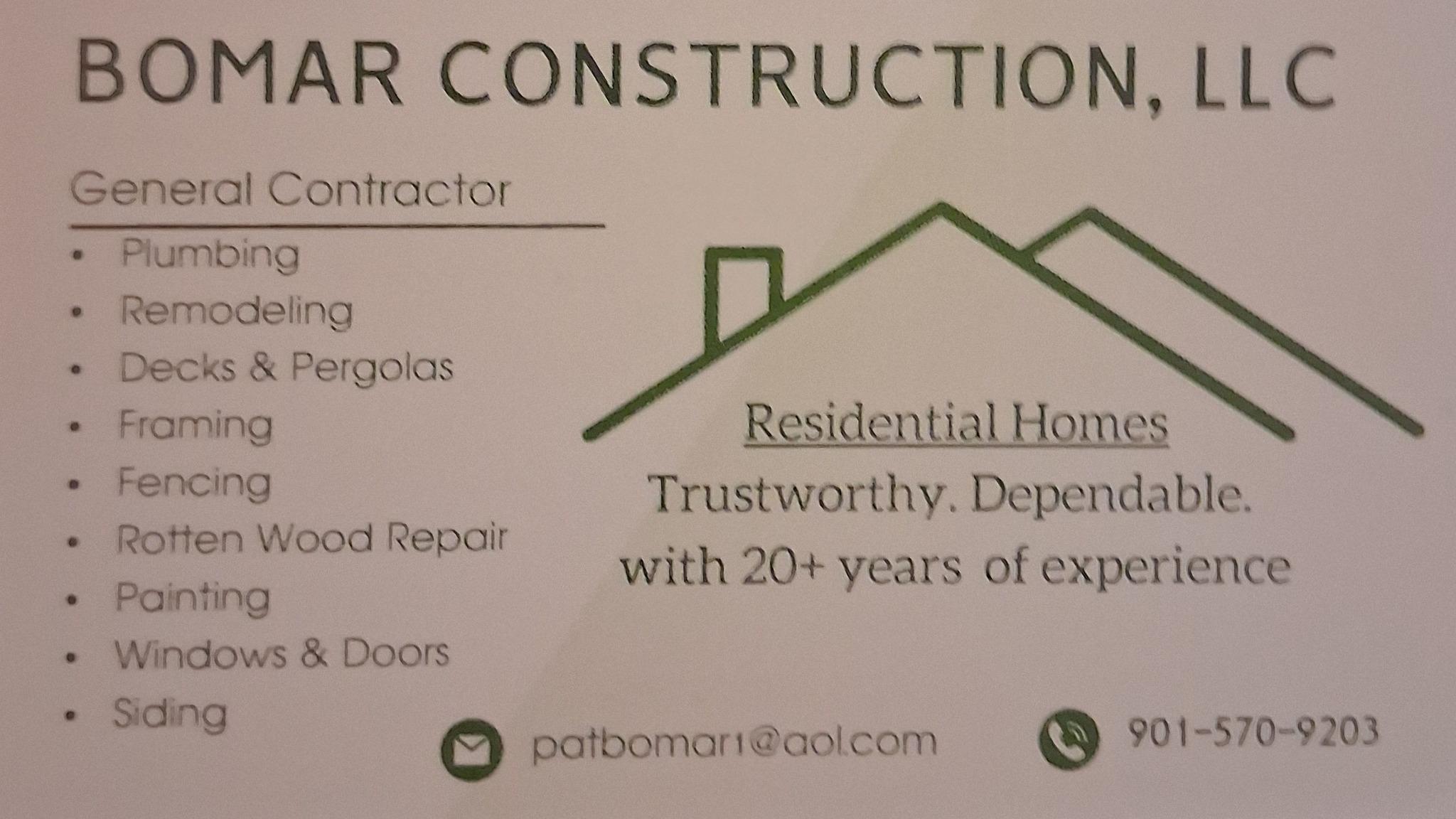  for Bomar Construction  in Olive Branch, MS