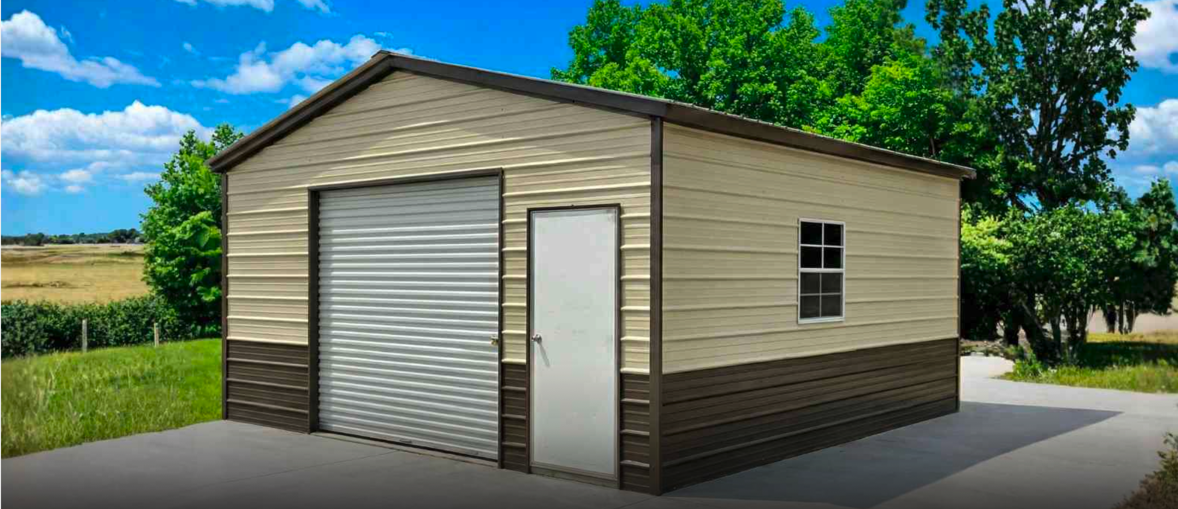 Grit - Compact Single-Car Metal Garage