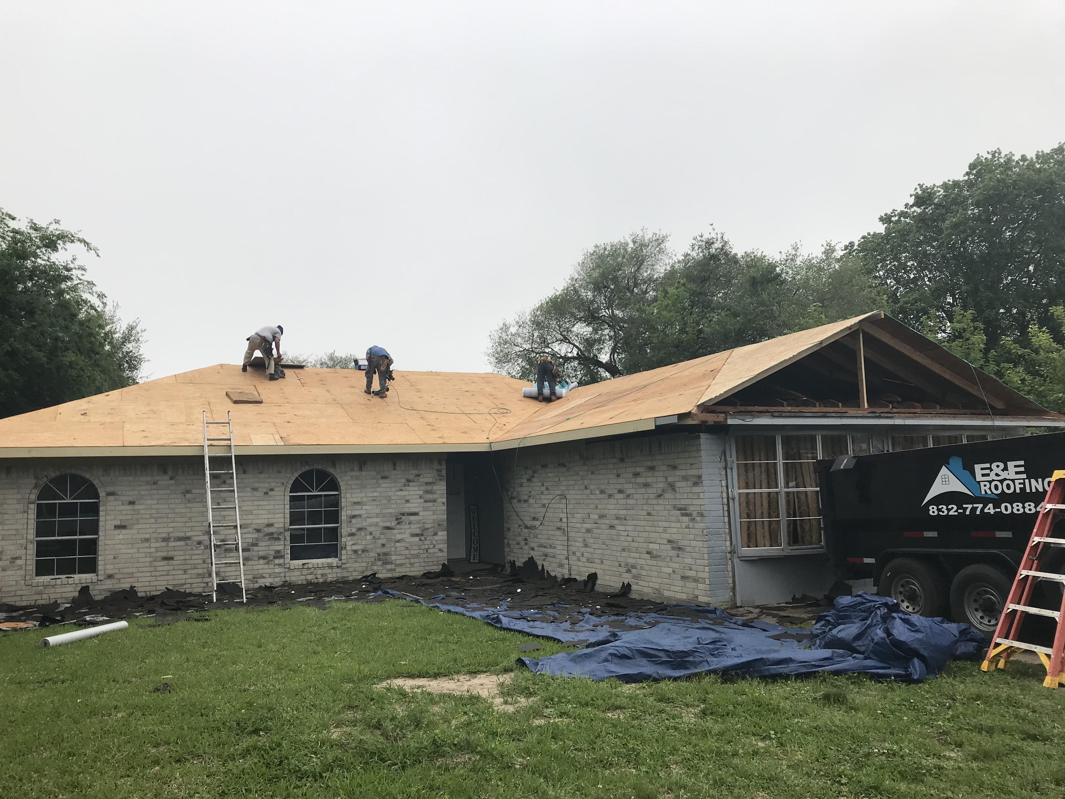 New roof replacement, Roof repairs in Baytown, TX E & E Roofing Home
