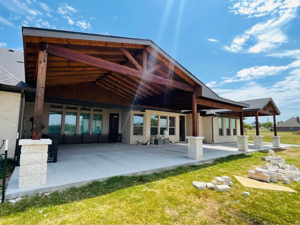 Outdoor addition project by Luxurious Construction LLC