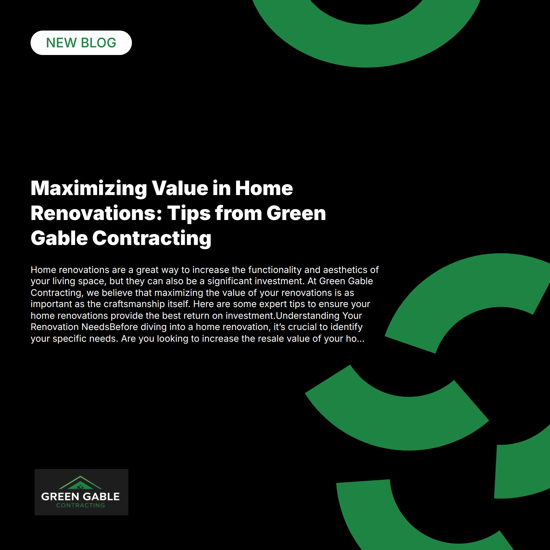  for Green Gable Contracting in Bergen County, NJ