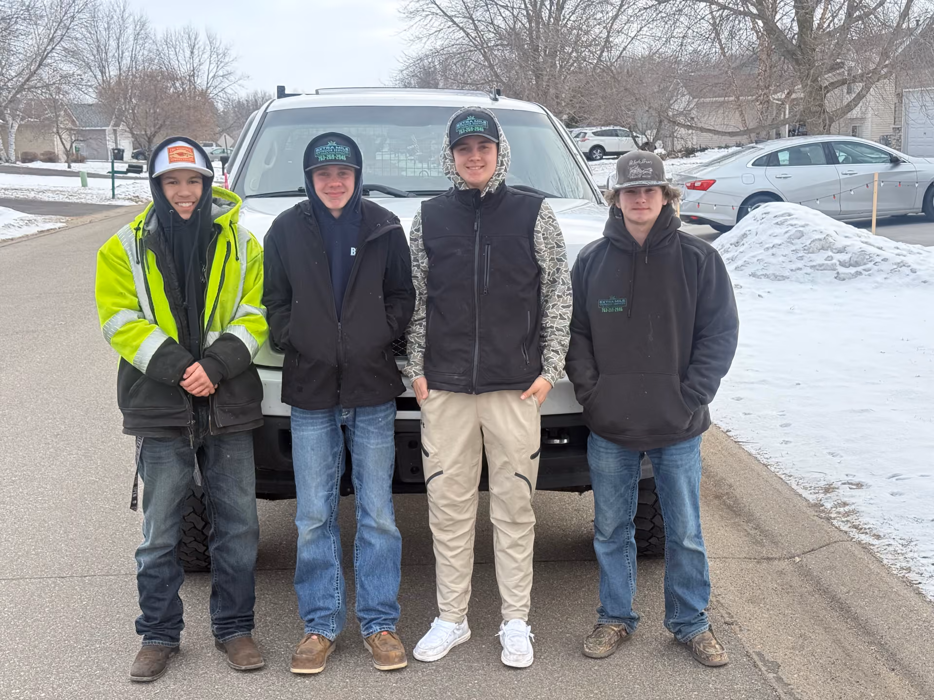 Free Door Hangers and All-Weather Landscaping Crew in Andover
