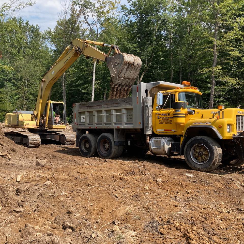 R McK Excavating team in Lake Ariel, PA - people or person