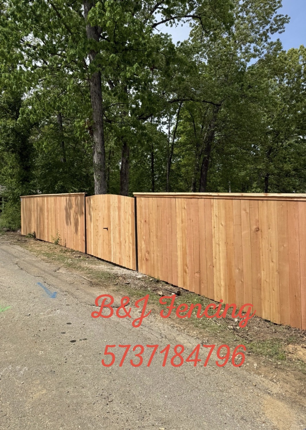  for B&J Fencing in Harviell, MO