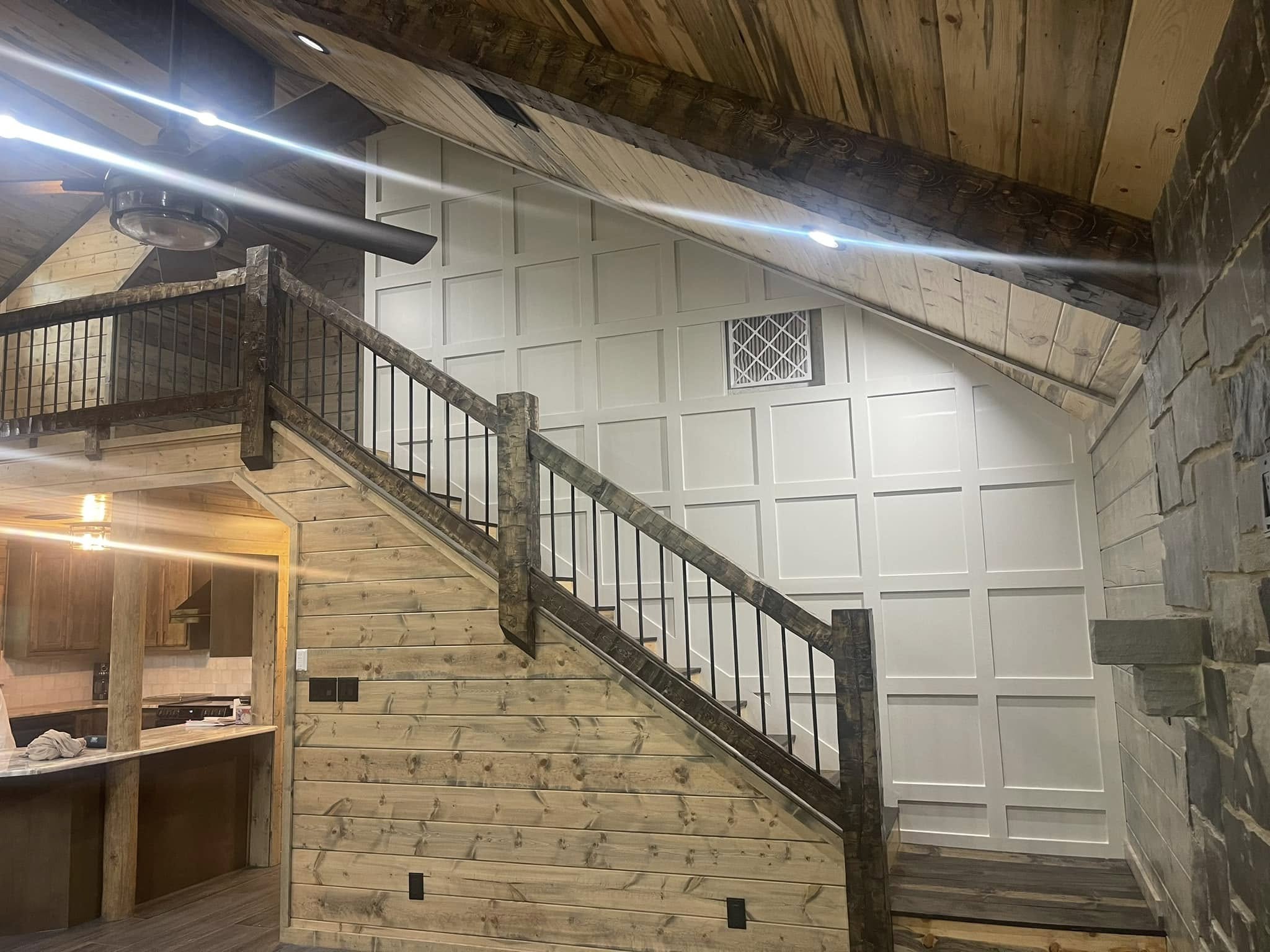 log home restoration company Moss Construction in Longview, TX