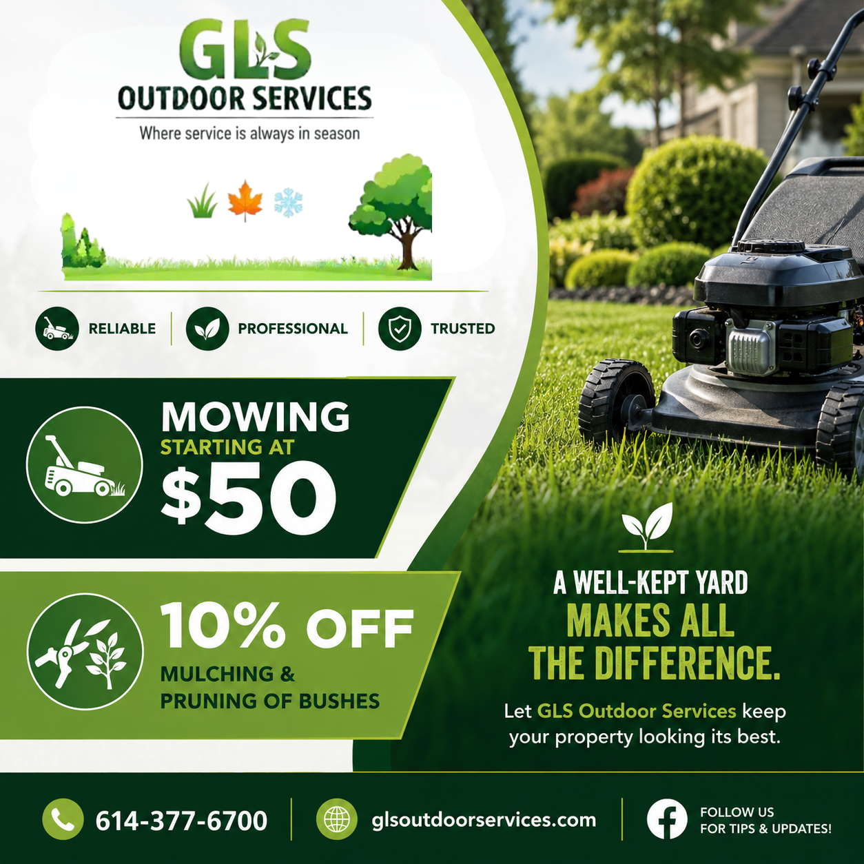  for GLS Outdoor Services in Grove City, OH