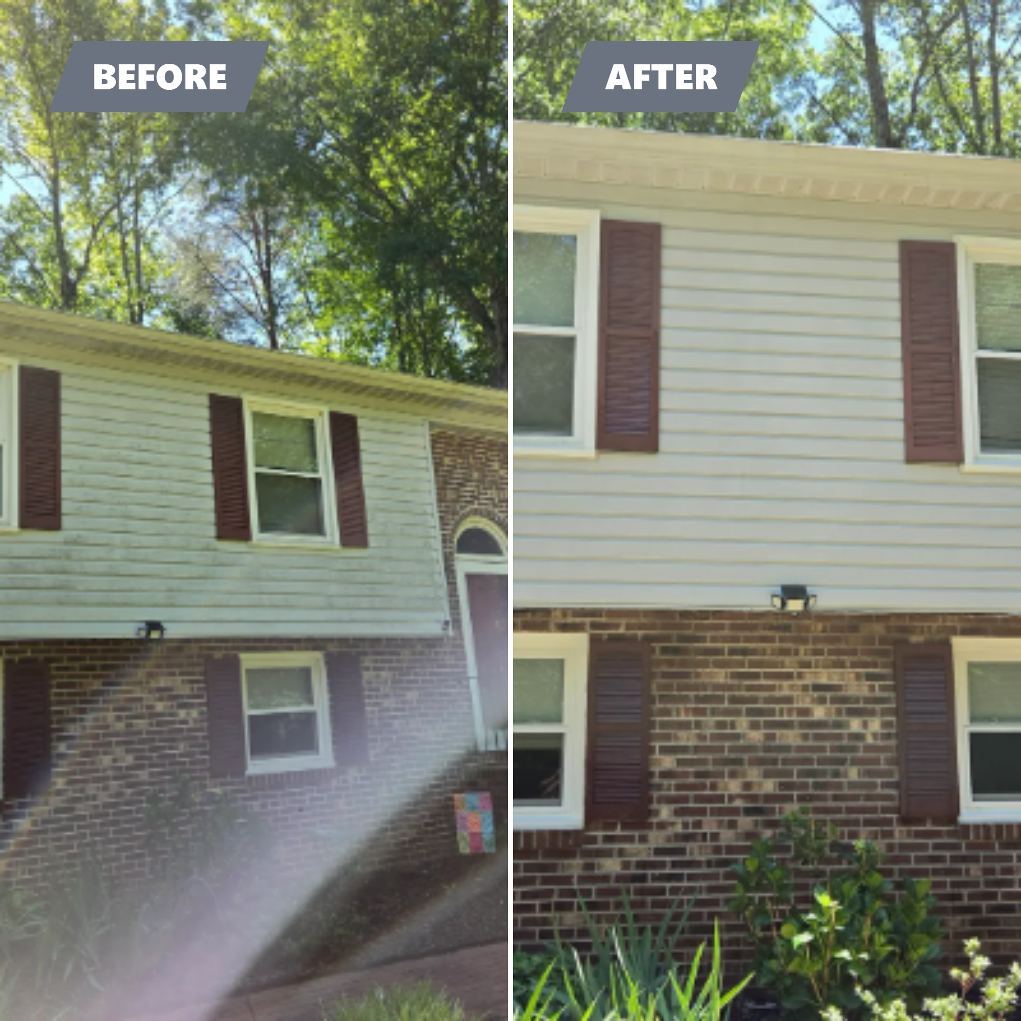 Soft Washing company Sharper Look Exteriors in Midland, VA