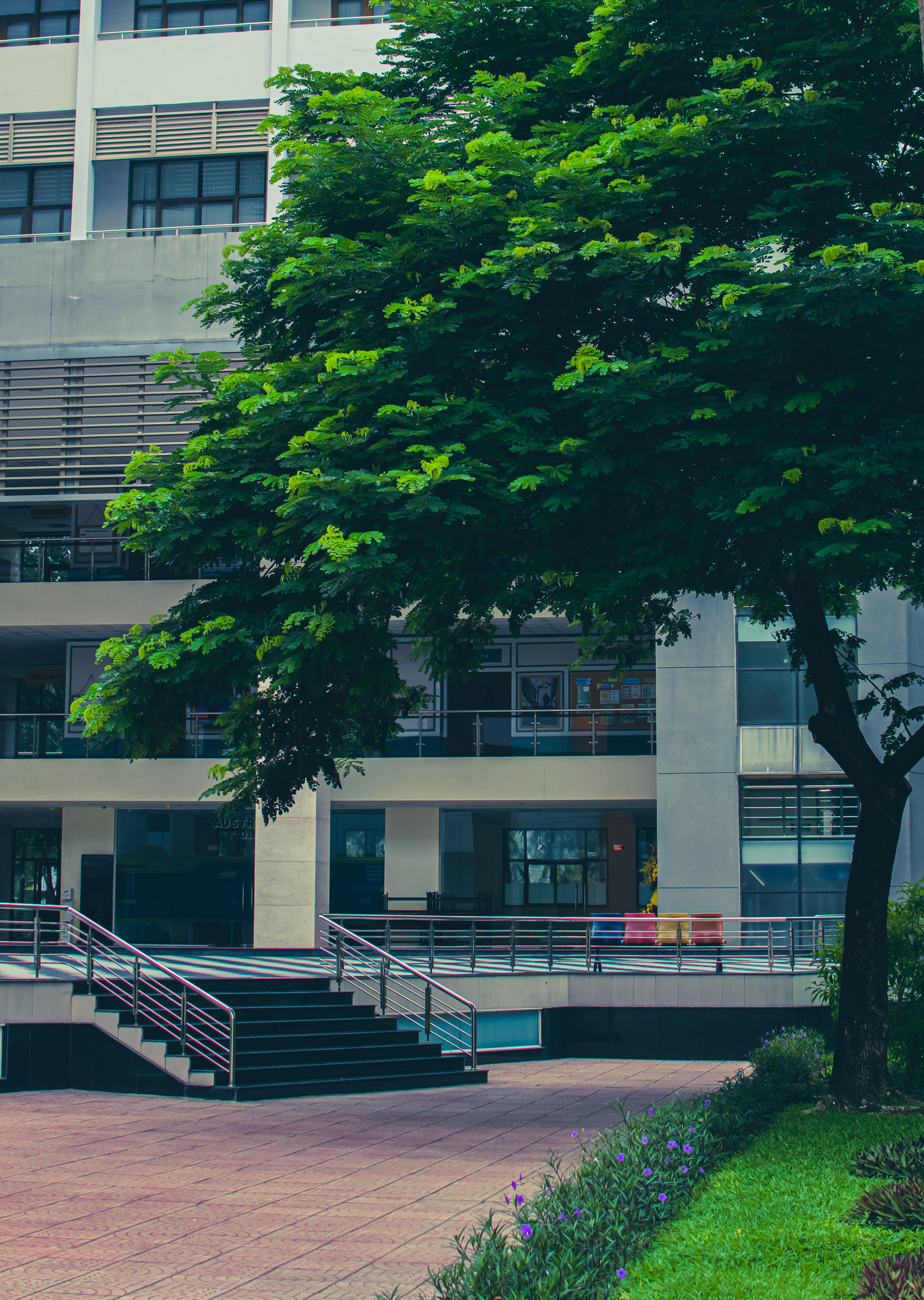 Commercial building exterior