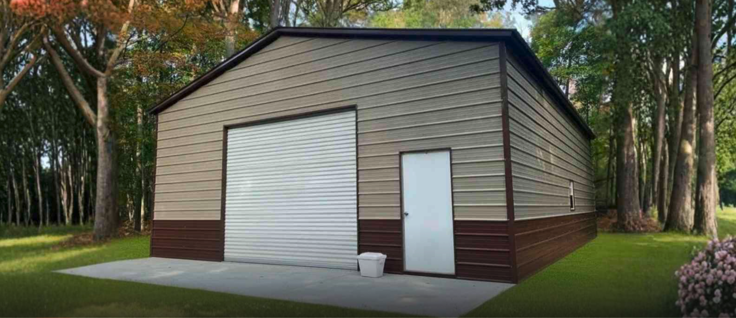 Highline - Extra-Tall Clear-Span Metal Garage