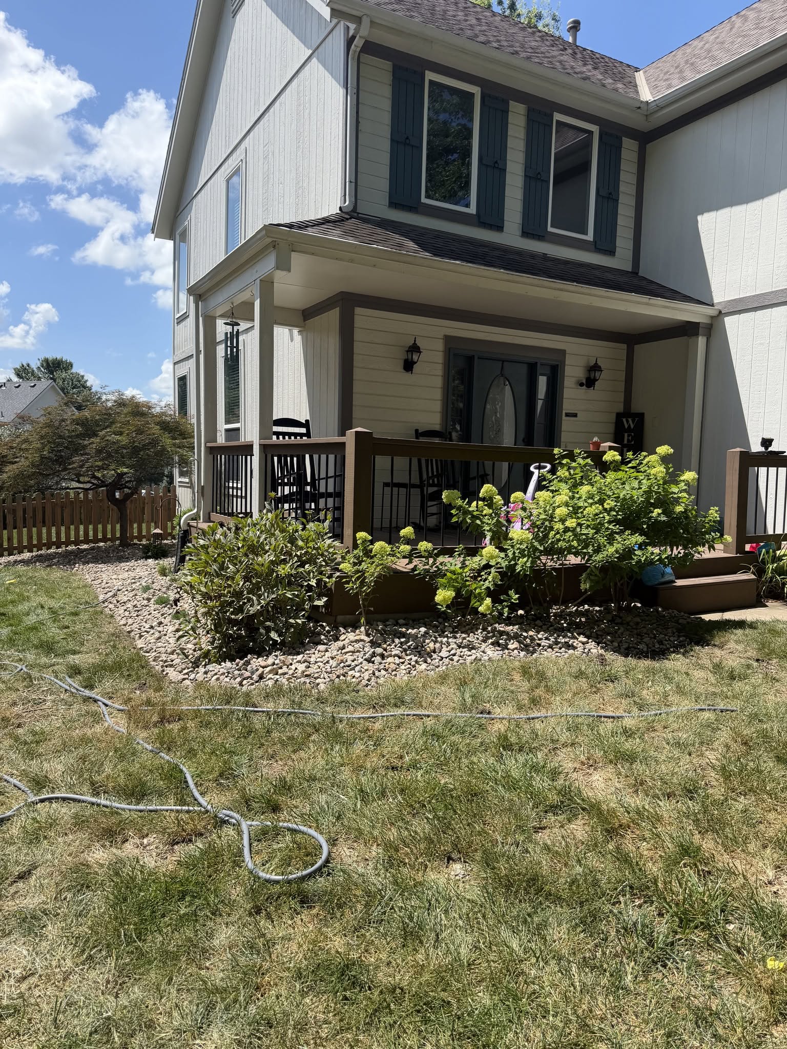 Landscaping project in Overland Park, KS