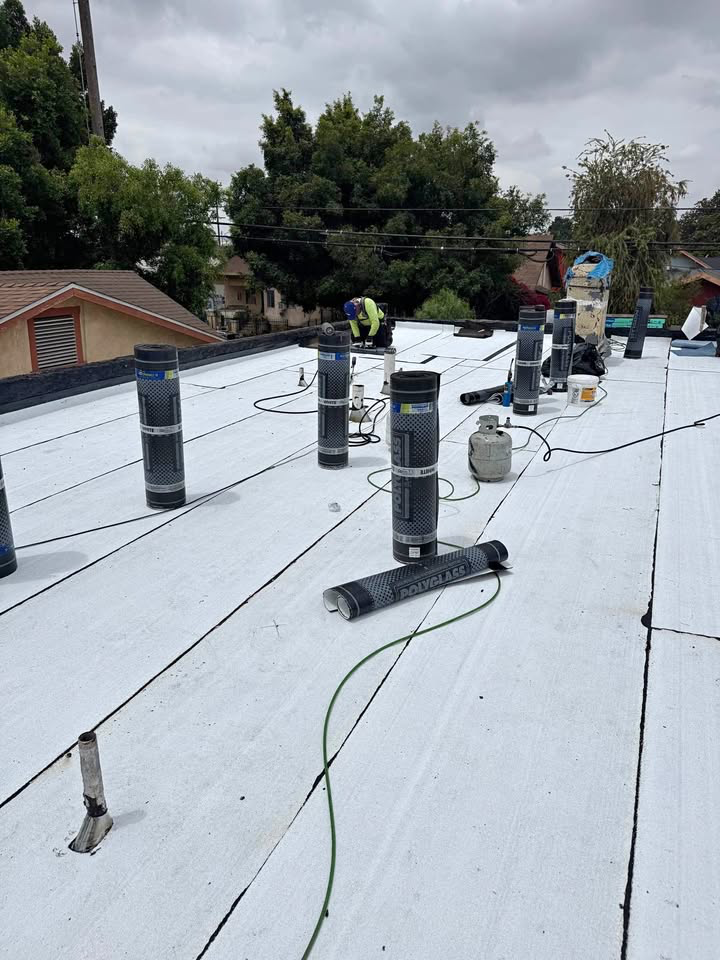 Roof installation project by Luxurious Construction LLC