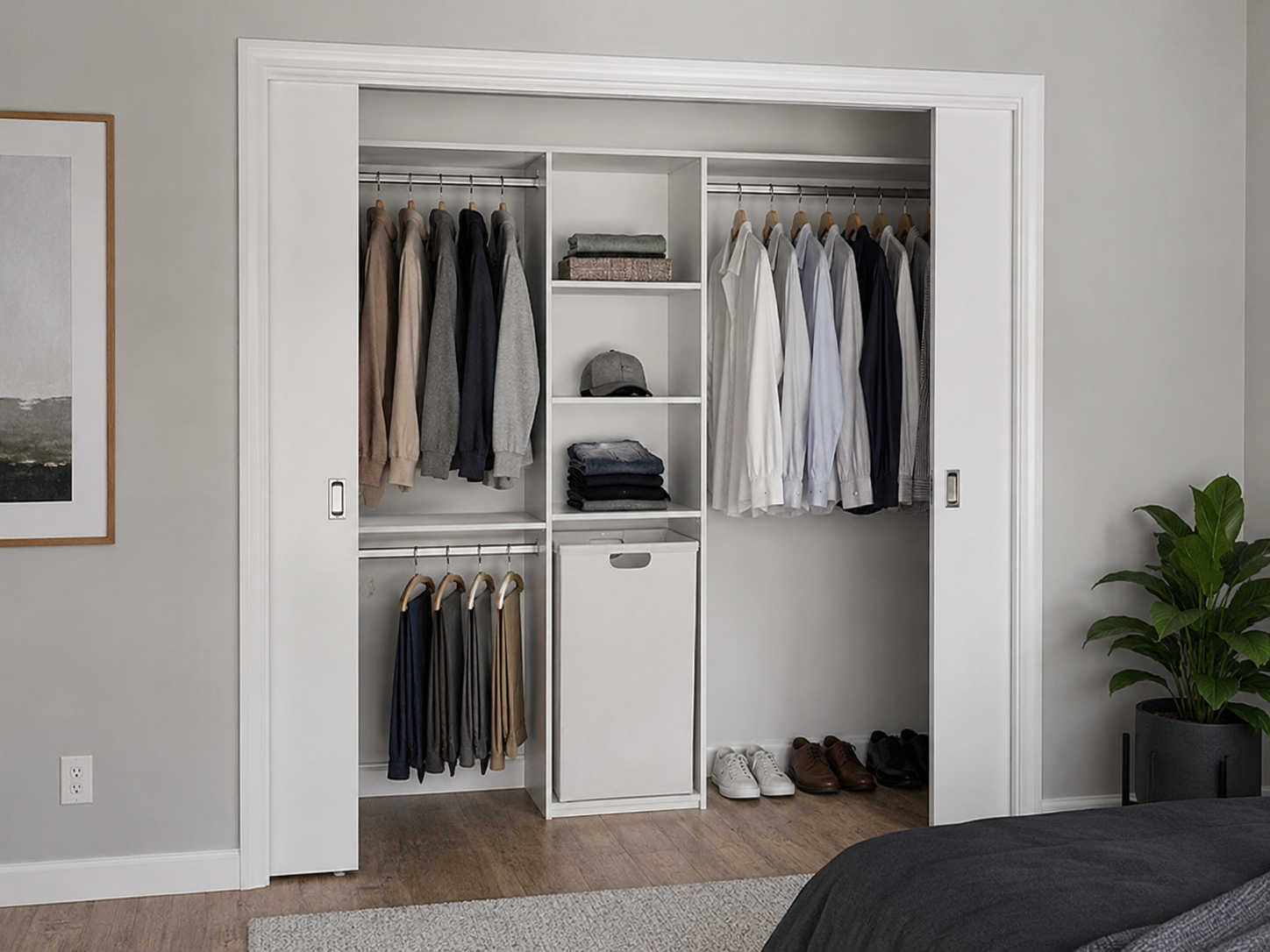 Reach-in closet storage Mandeville Louisiana