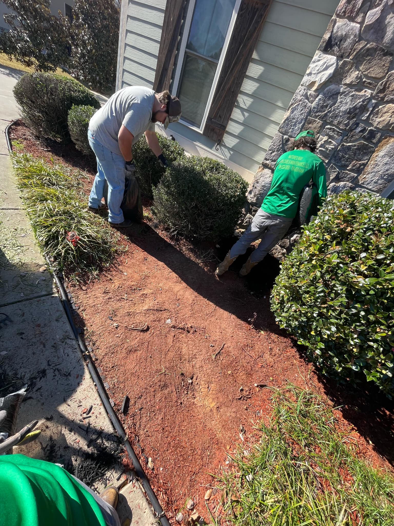 landscaping in Augusta, Nature's Way Landscaping